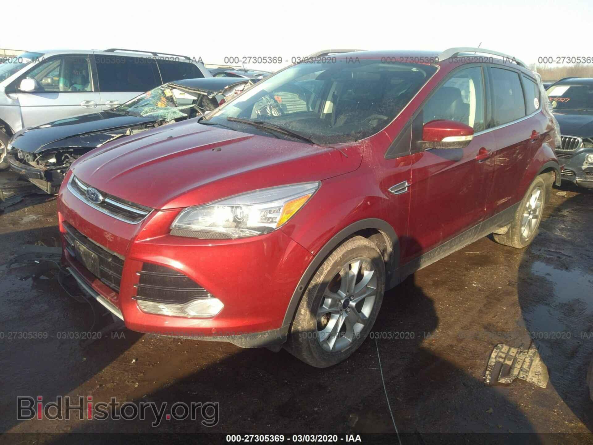 2014 FORD ESCAPE - VIN: 1FMCU0JX9EUD50395 - Фото 2