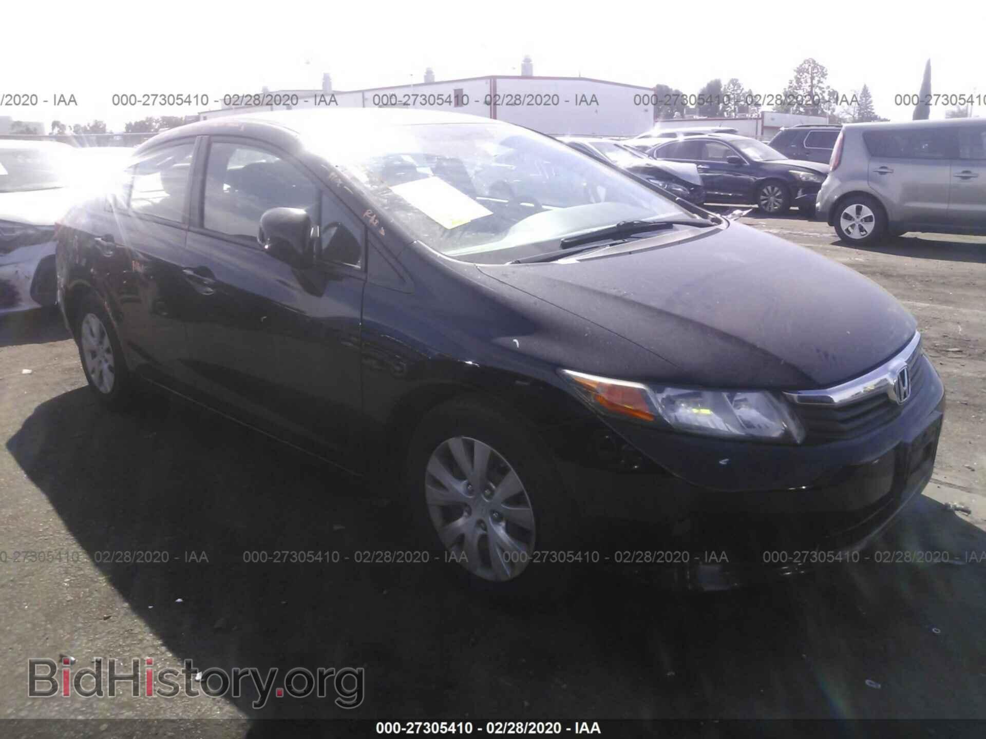 Photo 2HGFB2F52CH587340 - HONDA CIVIC 2012