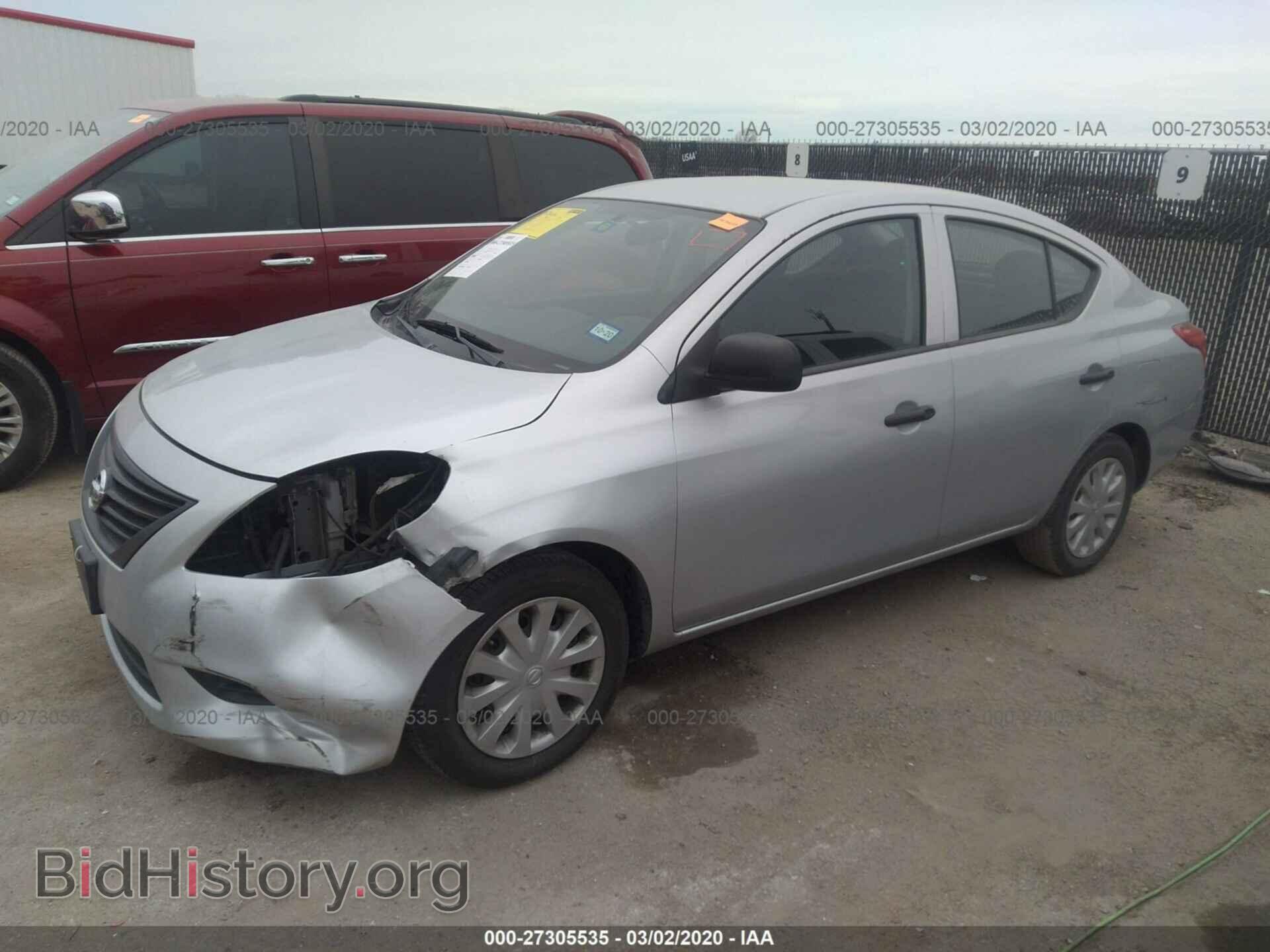 2012 NISSAN VERSA - VIN: 3N1CN7AP5CL927458 - Фото 2