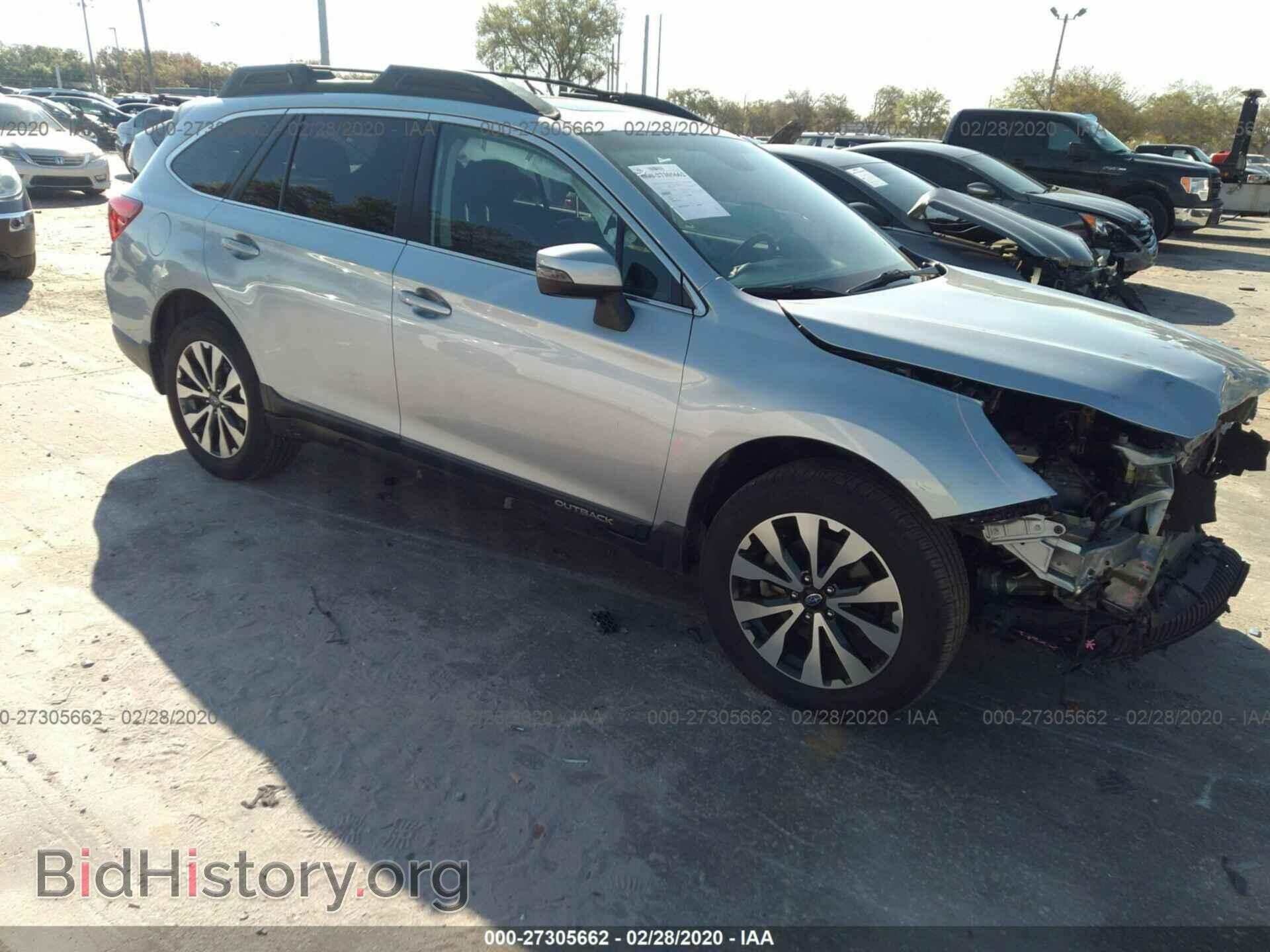 Фотография 4S4BSANC0G3207620 - SUBARU OUTBACK 2016