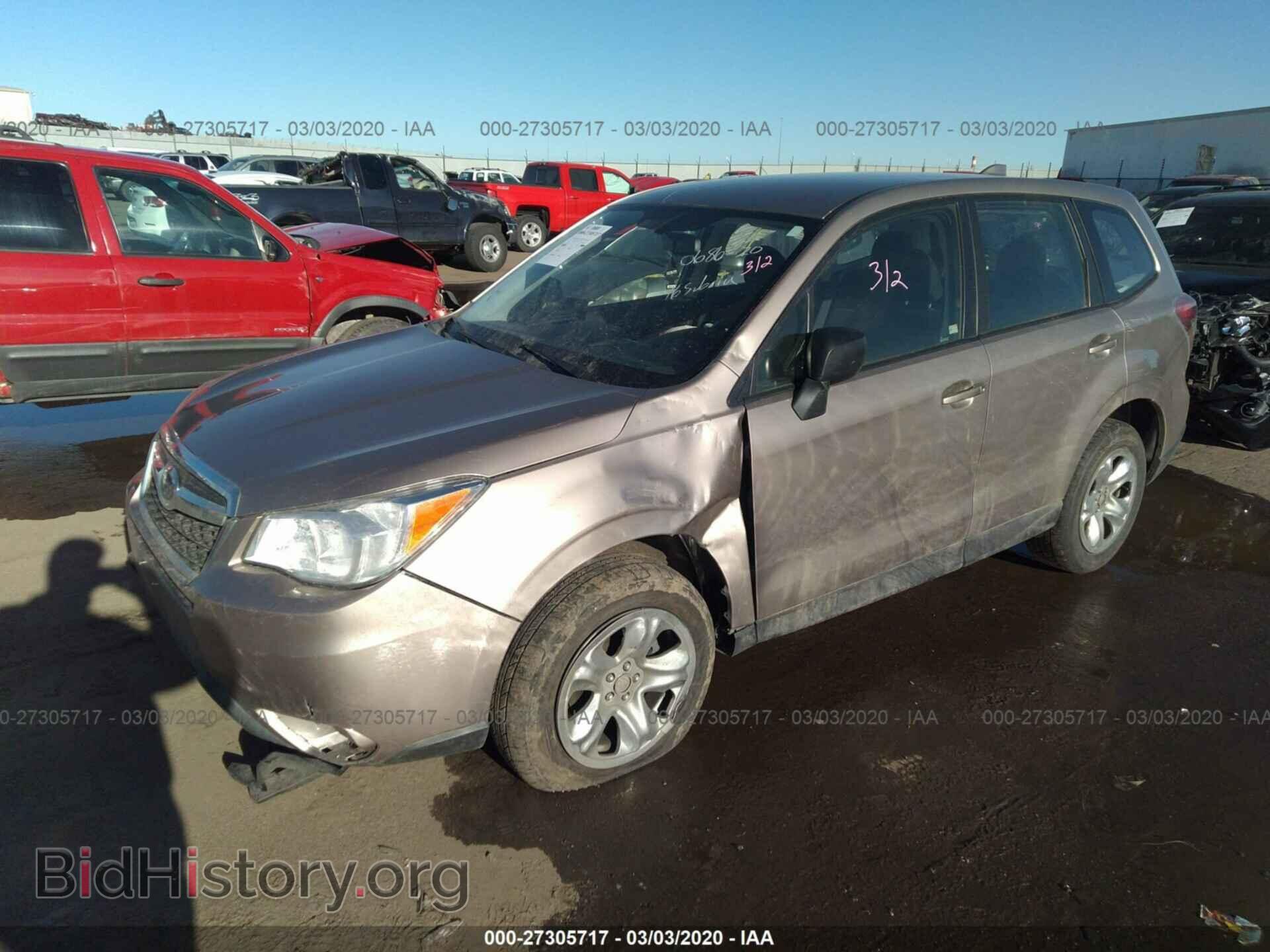2016 SUBARU FORESTER - VIN: JF2SJAAC7GH485657 - Фото 2