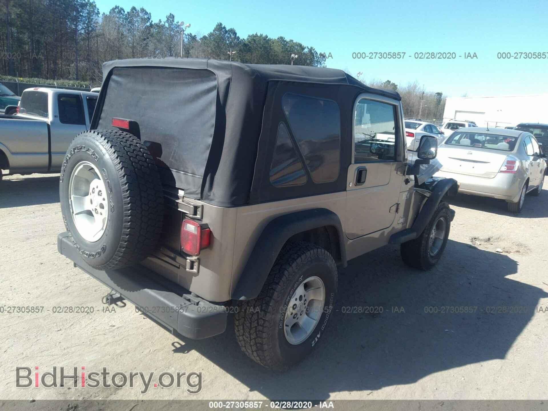 2003 JEEP WRANGLER - VIN: 1J4FA39S33P374363 - Фото 4