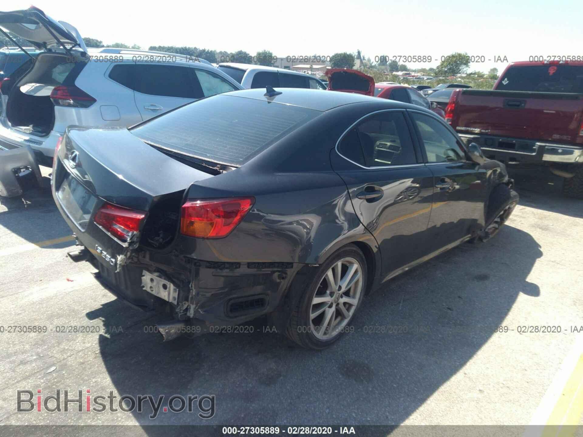 2007 LEXUS IS - VIN: JTHBK262575028055 - Фото 4