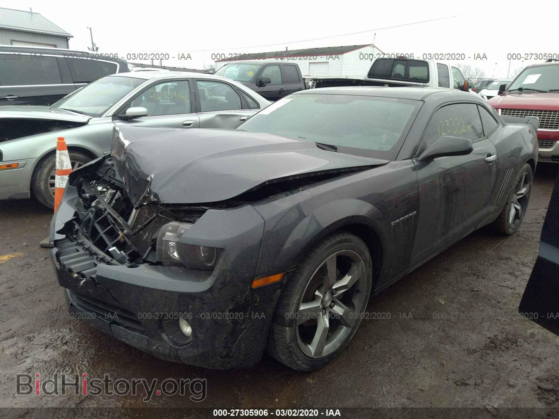 2013 CHEVROLET CAMARO - VIN: 2G1FA1E32D9239098 - Фото 2