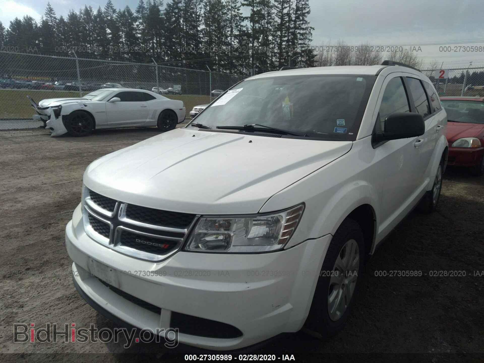 2017 DODGE JOURNEY - VIN: 3C4PDCAB2HT584503 - Фото 2