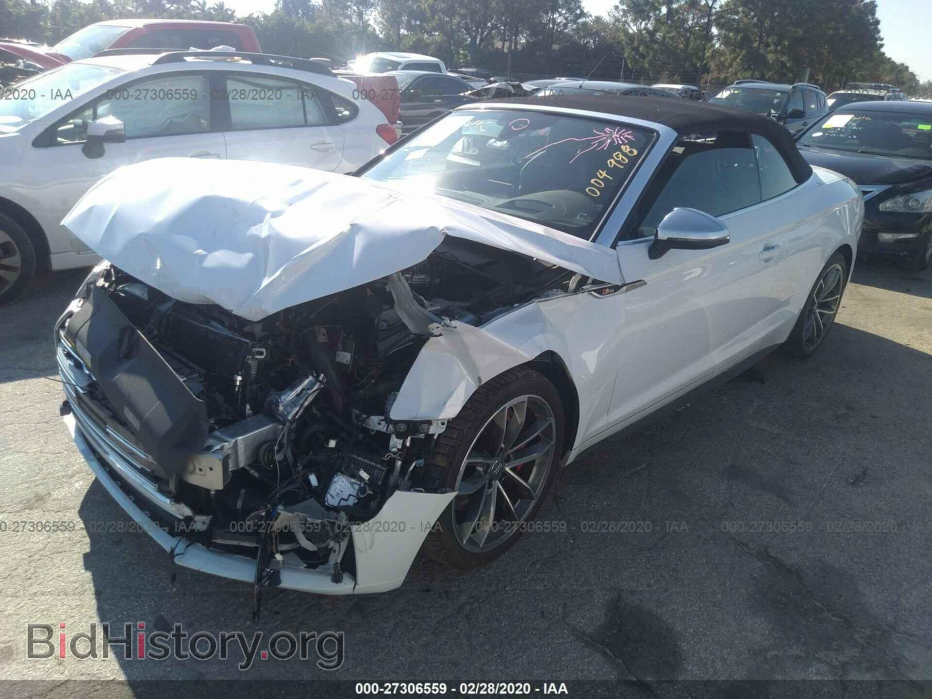 2018 AUDI S5 - VIN: WAU24GF53JN004988 - Фото 2