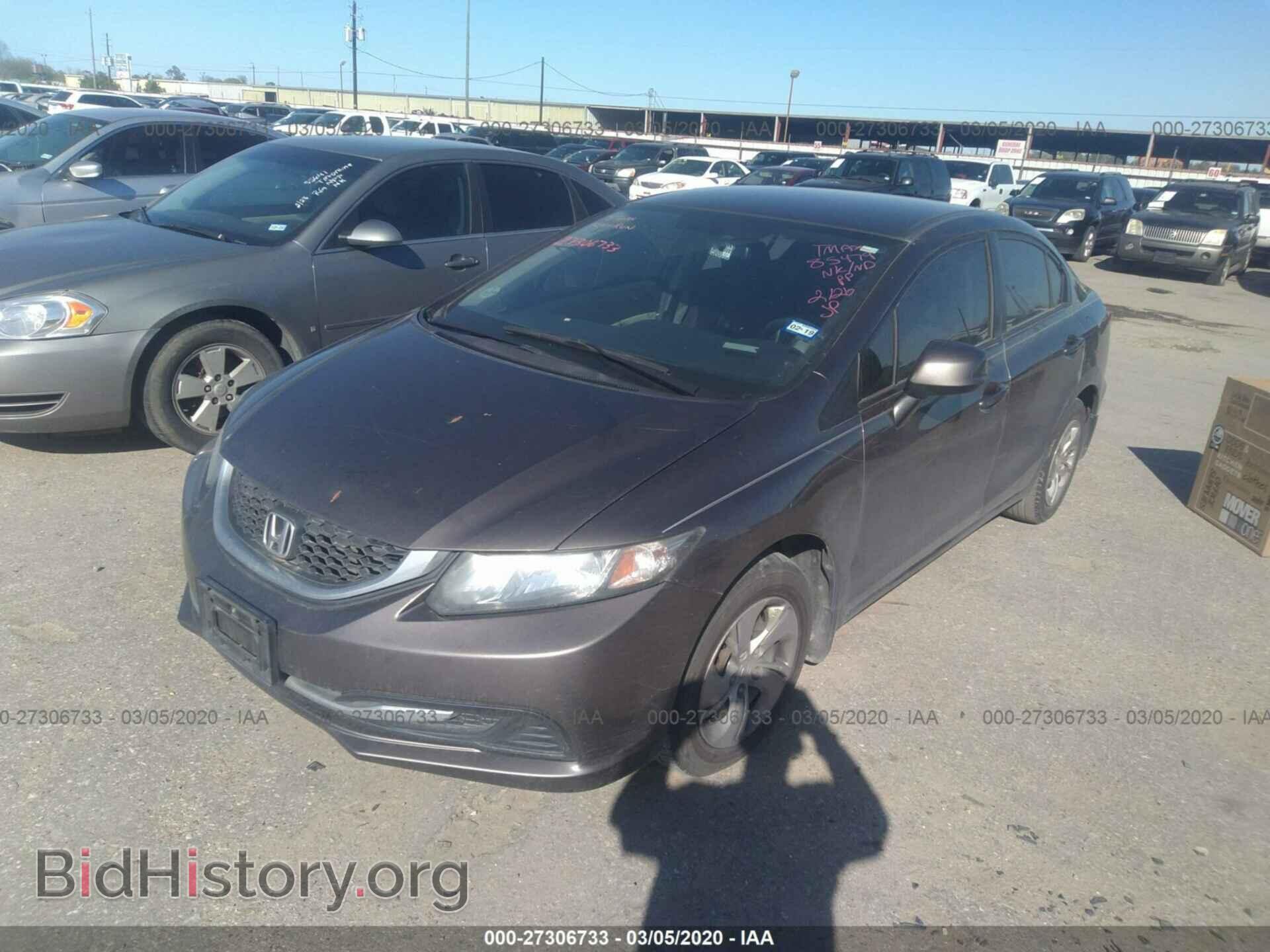 2013 HONDA CIVIC - VIN: 2HGFB2F50DH503016 - Фото 2