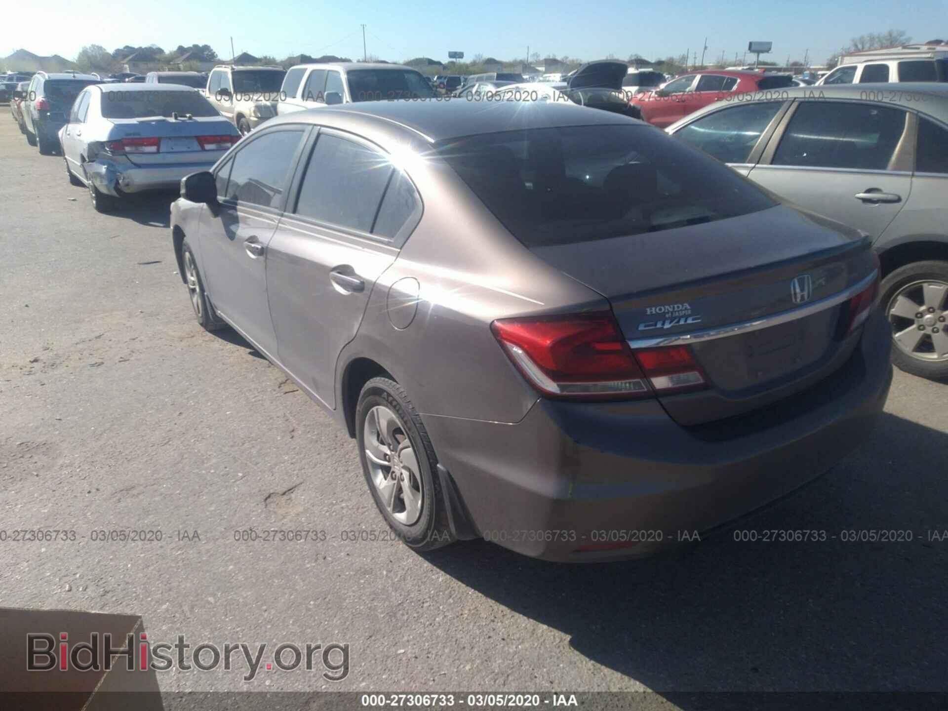 2013 HONDA CIVIC - VIN: 2HGFB2F50DH503016 - Фото 3