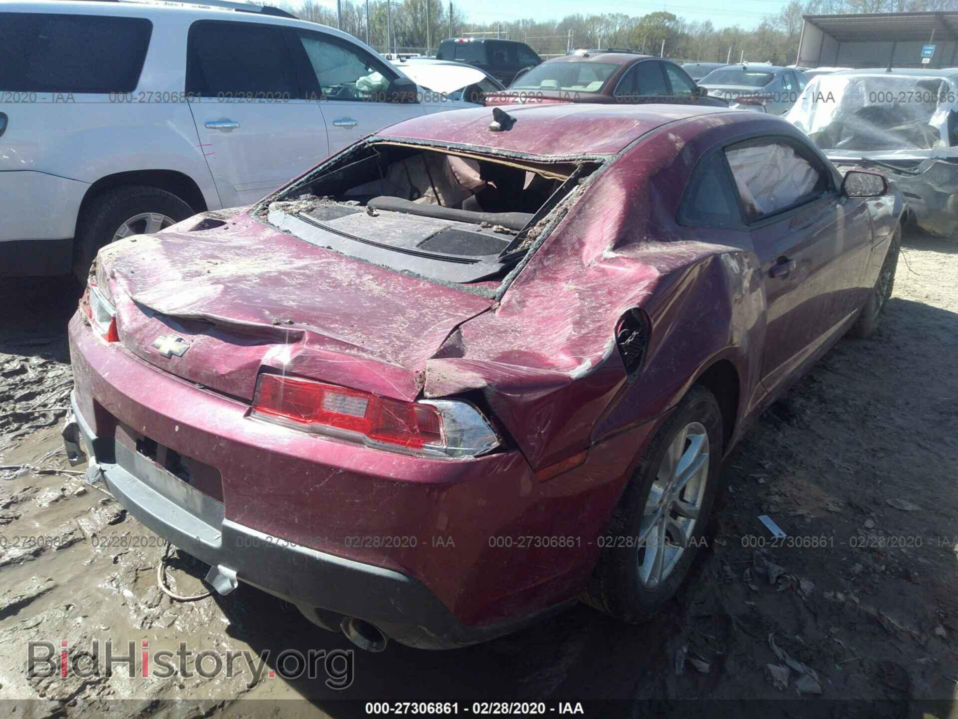 2014 CHEVROLET CAMARO - VIN: 2G1FA1E33E9274654 - Фото 4
