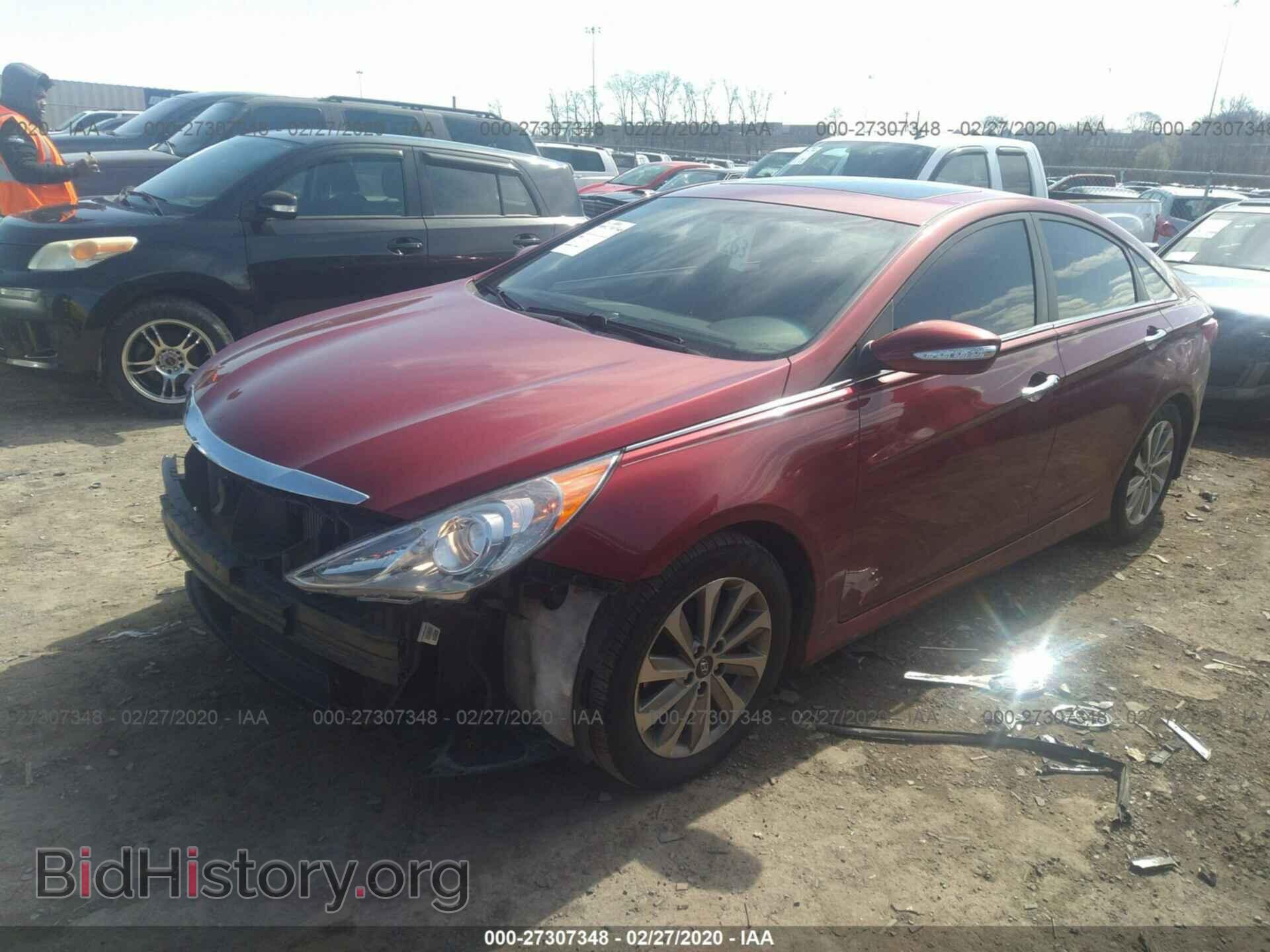 2014 HYUNDAI SONATA - VIN: 5NPEC4AB3EH945832 - Photo 2