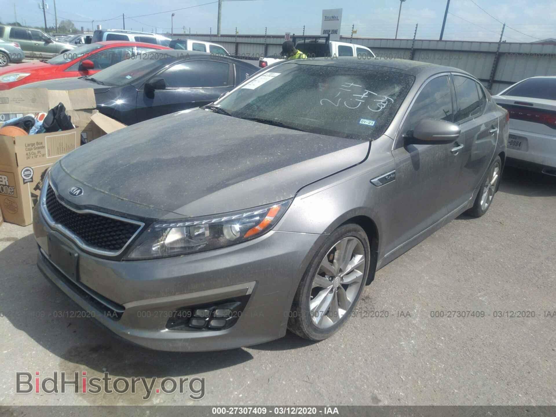 2014 KIA OPTIMA - VIN: 5XXGR4A62EG330775 - Фото 2