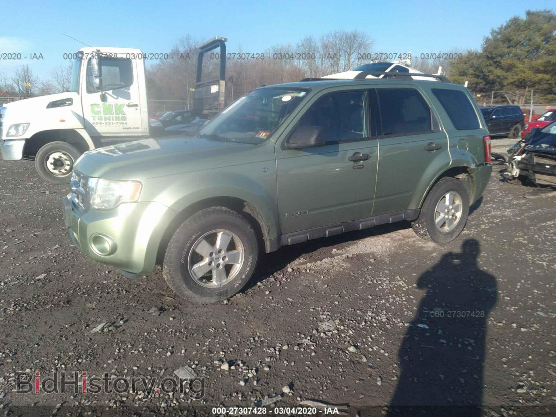 2008 FORD ESCAPE - VIN: 1FMCU93188KC67604 - Фото 2