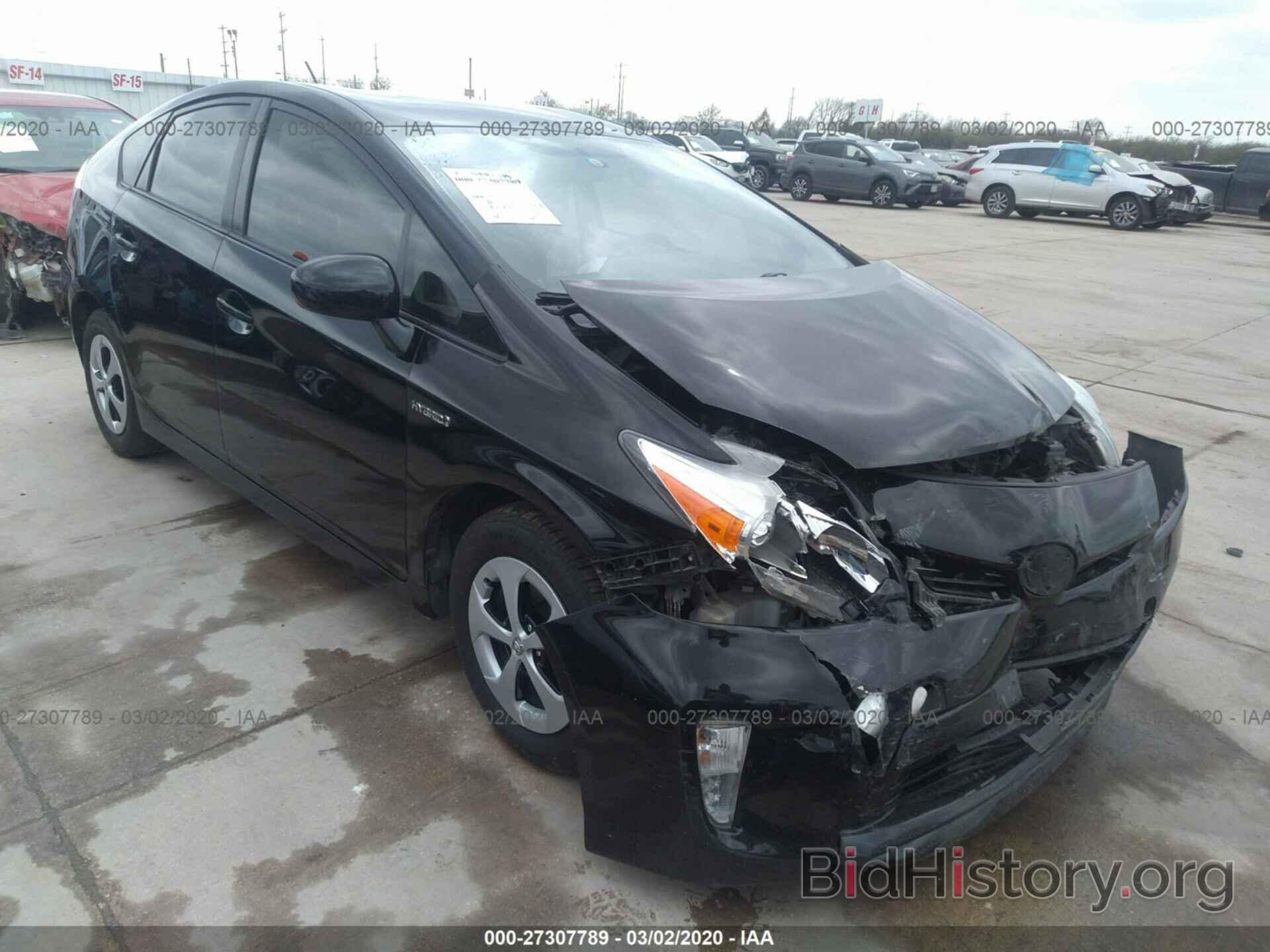 Photo JTDKN3DU0E1740187 - TOYOTA PRIUS 2014