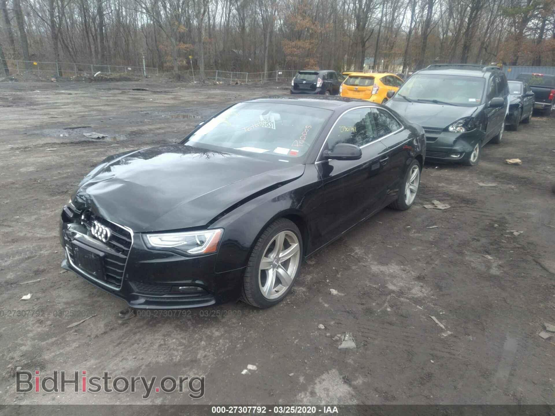 2013 AUDI A5 - VIN: WAULFAFR6DA057002 - Фото 2