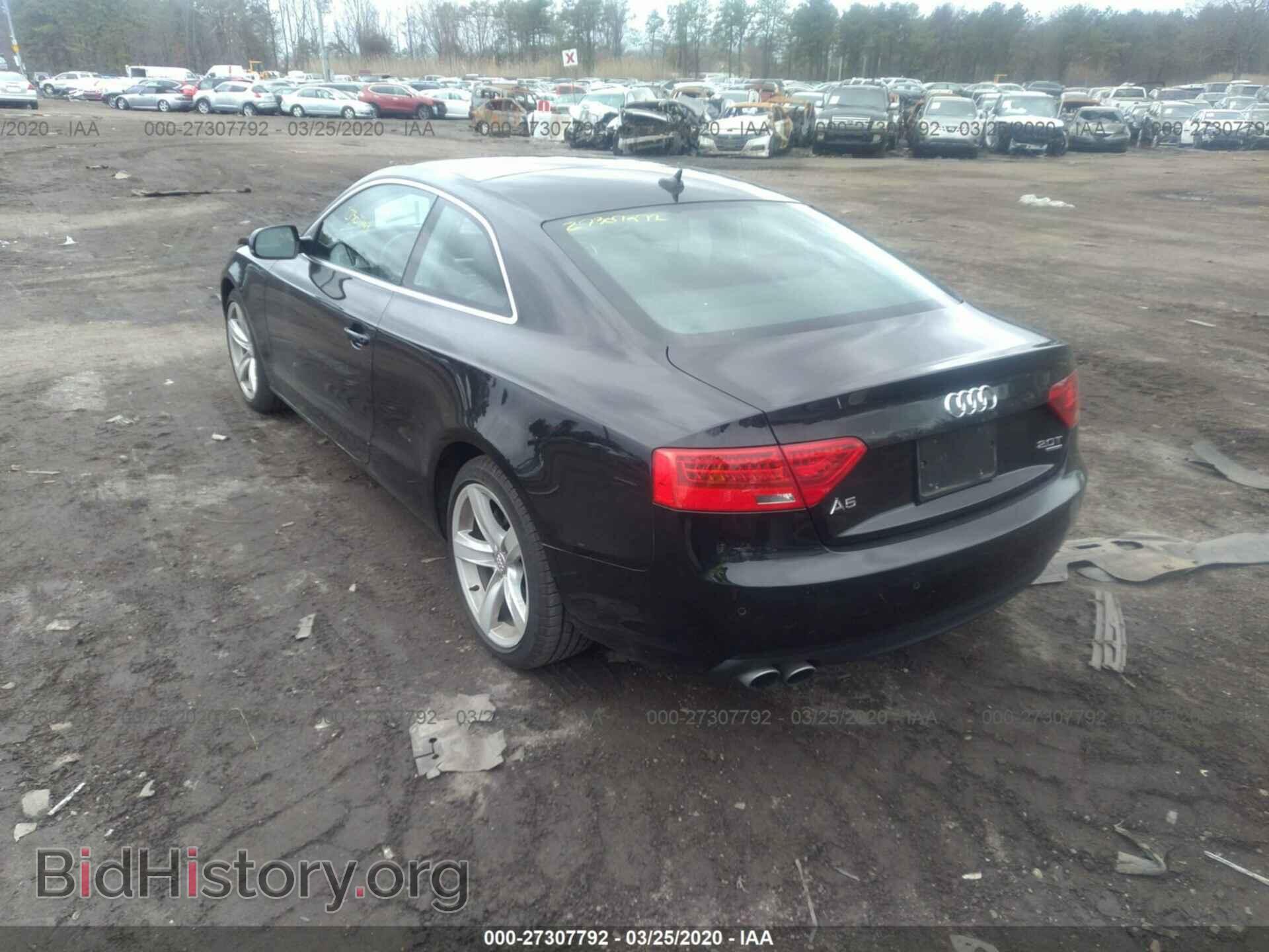 2013 AUDI A5 - VIN: WAULFAFR6DA057002 - Фото 3