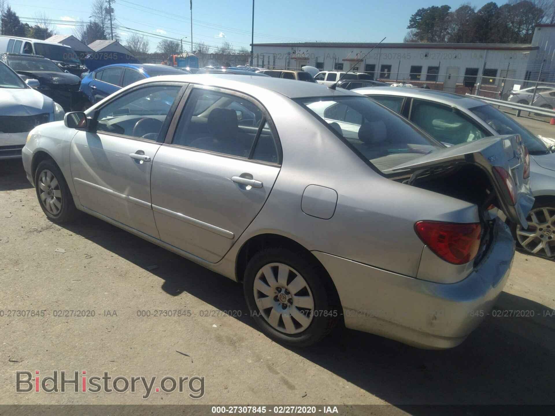 2003 TOYOTA COROLLA - VIN: JTDBR32E132012045 - Фото 3