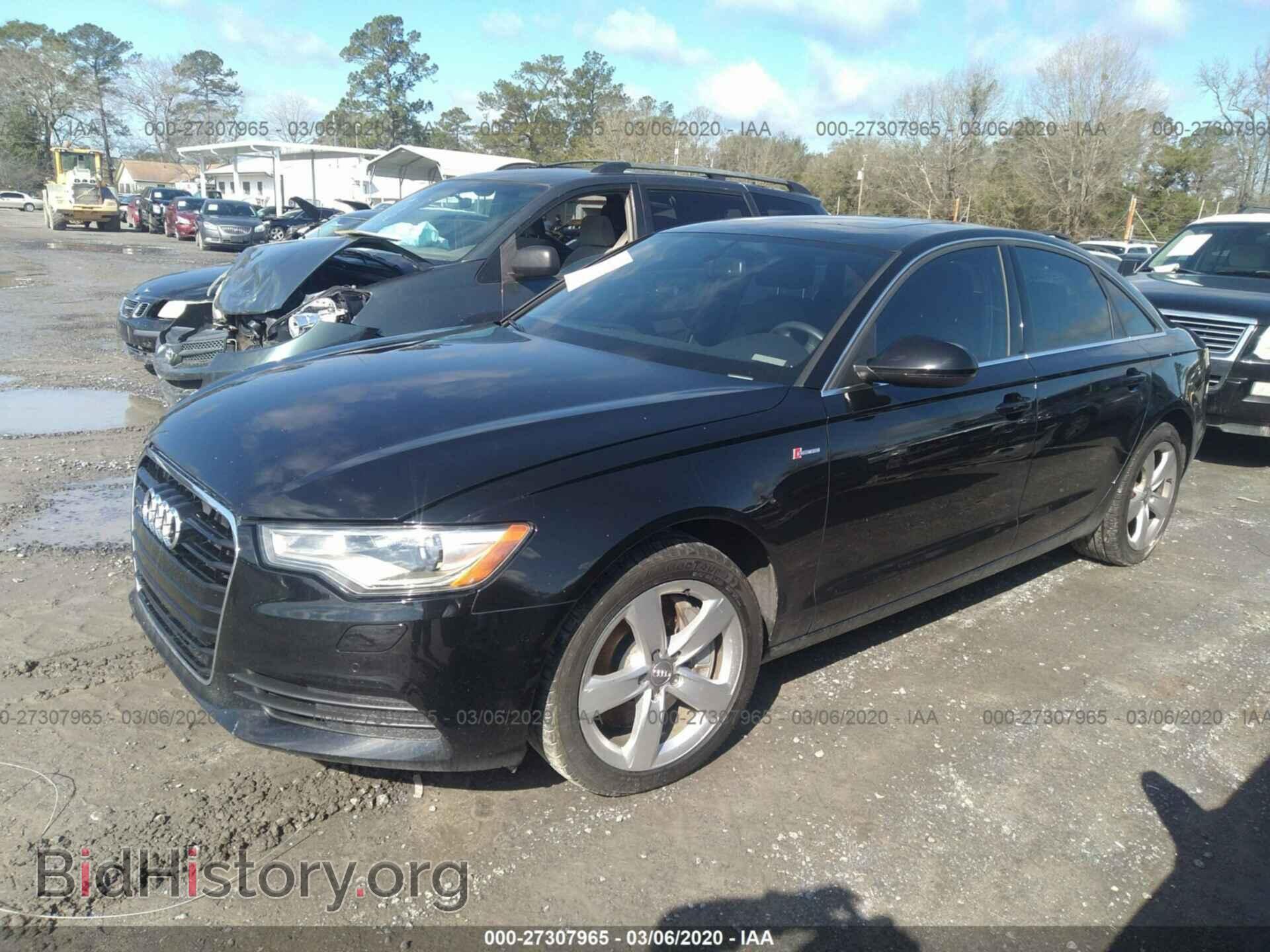 2012 AUDI A6 - VIN: WAUGGAFC8CN047878 - Фото 2