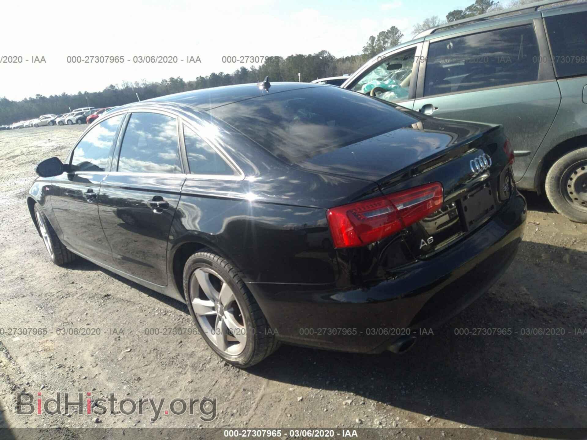 2012 AUDI A6 - VIN: WAUGGAFC8CN047878 - Фото 3