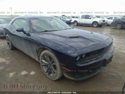 2016 Dodge CHALLENGER, blue — VIN 2C3CDZAG3GH195880, IAAI