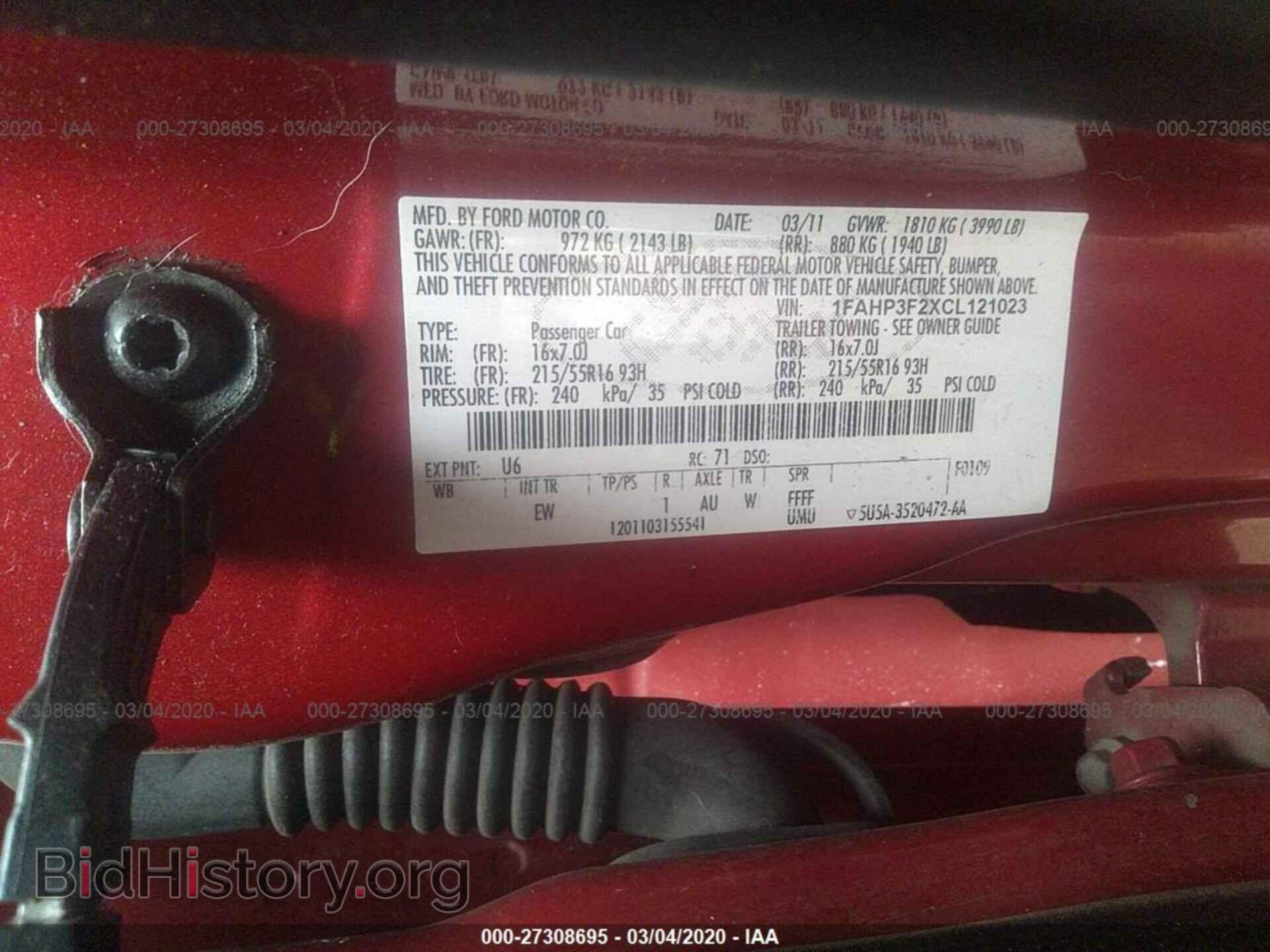 2012 FORD FOCUS - VIN: 1FAHP3F2XCL121023 - Photo 9