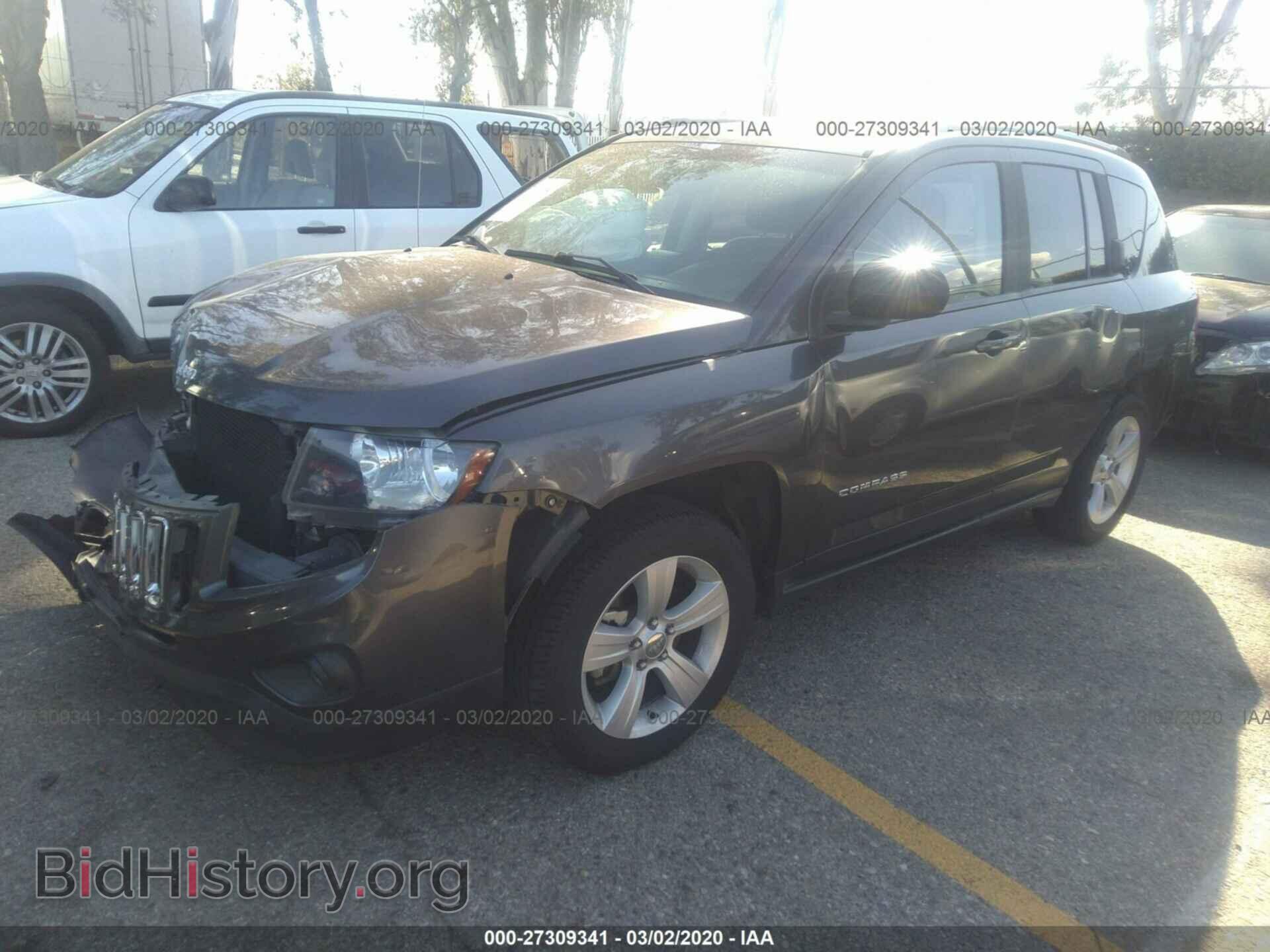 2016 JEEP COMPASS - VIN: 1C4NJCBA1GD525680 - Фото 2