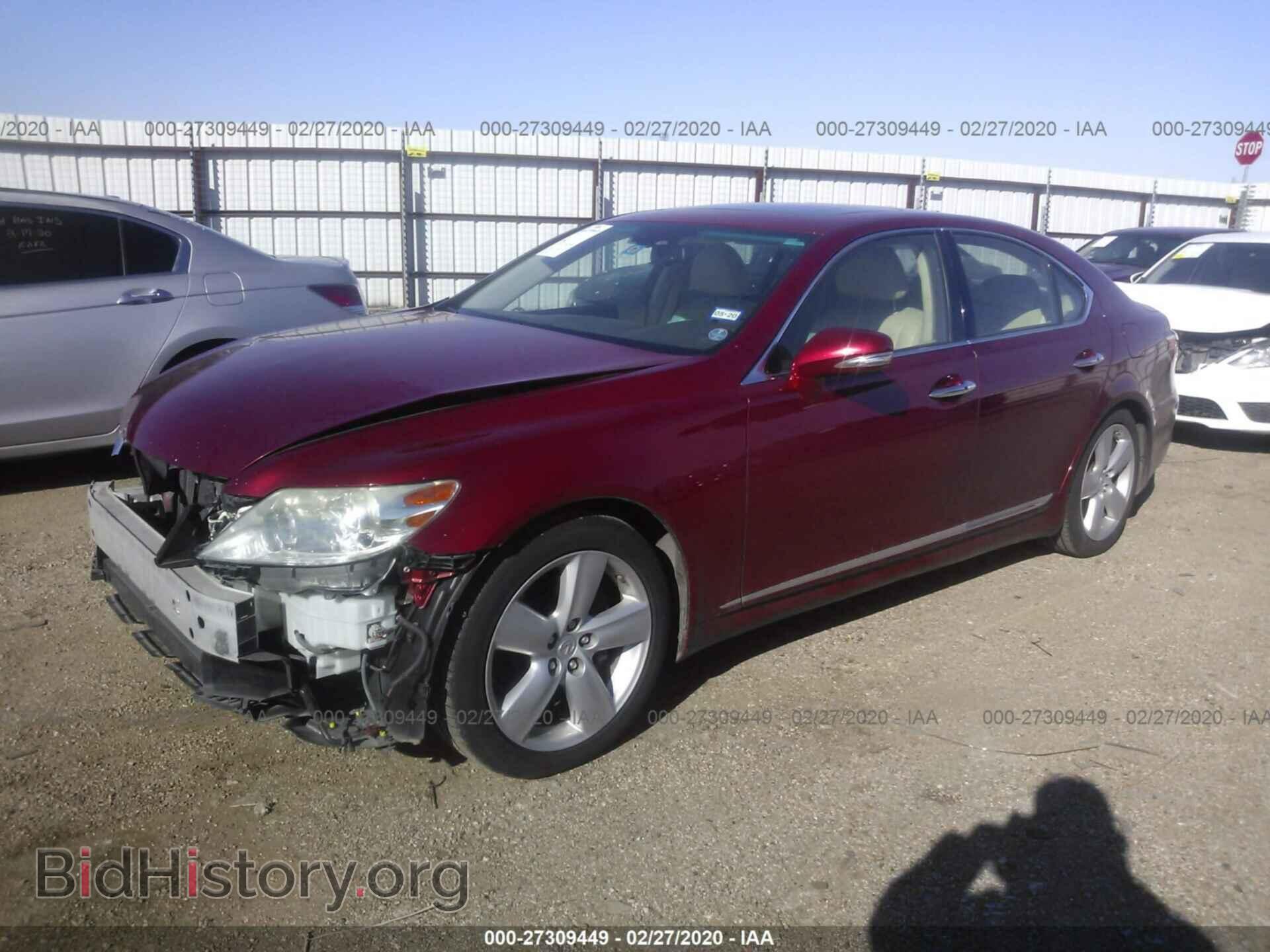 2010 LEXUS LS - VIN: JTHBL5EF9A5096918 - Фото 2