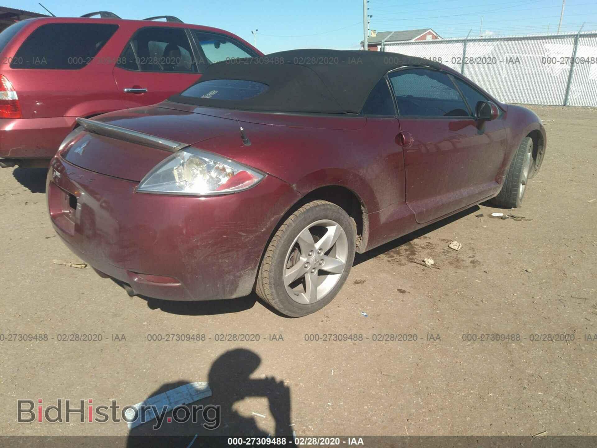 2007 MITSUBISHI ECLIPSE - VIN: 4A3AL25F77E042714 - Фото 4