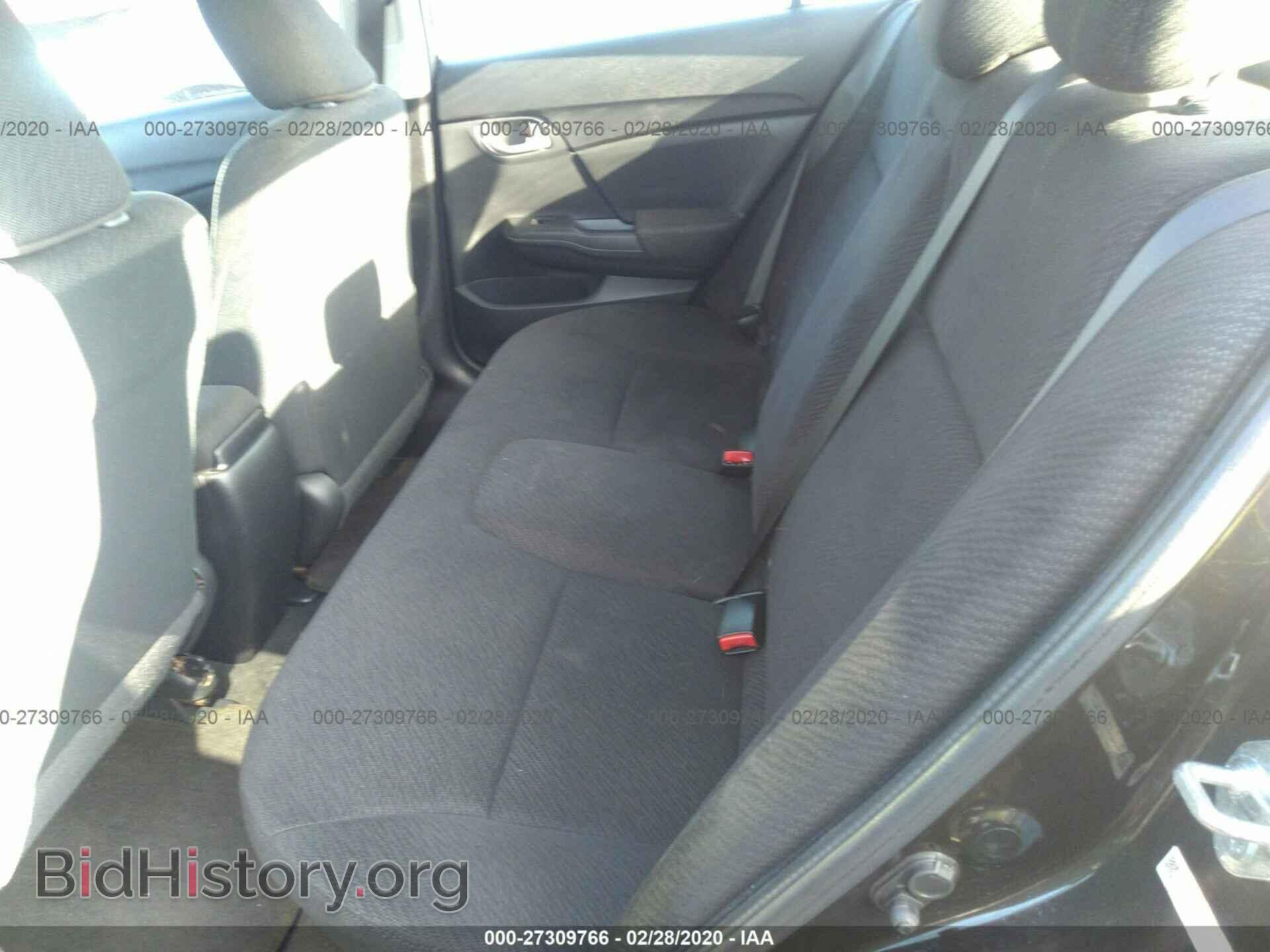 2013 HONDA CIVIC - VIN: 19XFB2F52DE057381 - Фото 8