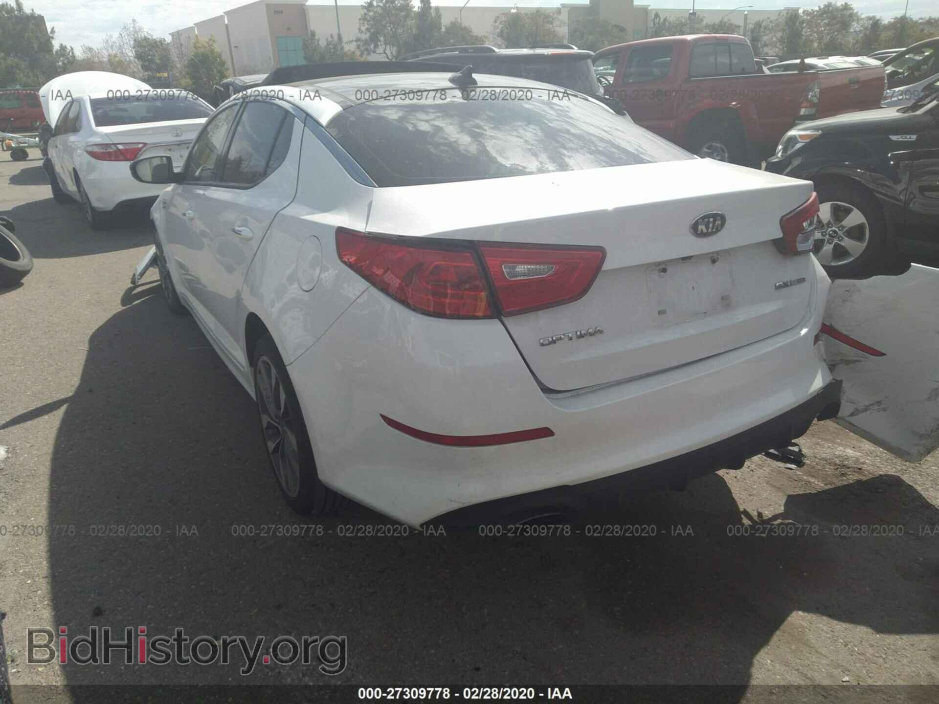 2015 KIA OPTIMA - VIN: 5XXGR4A61FG473508 - Фото 3