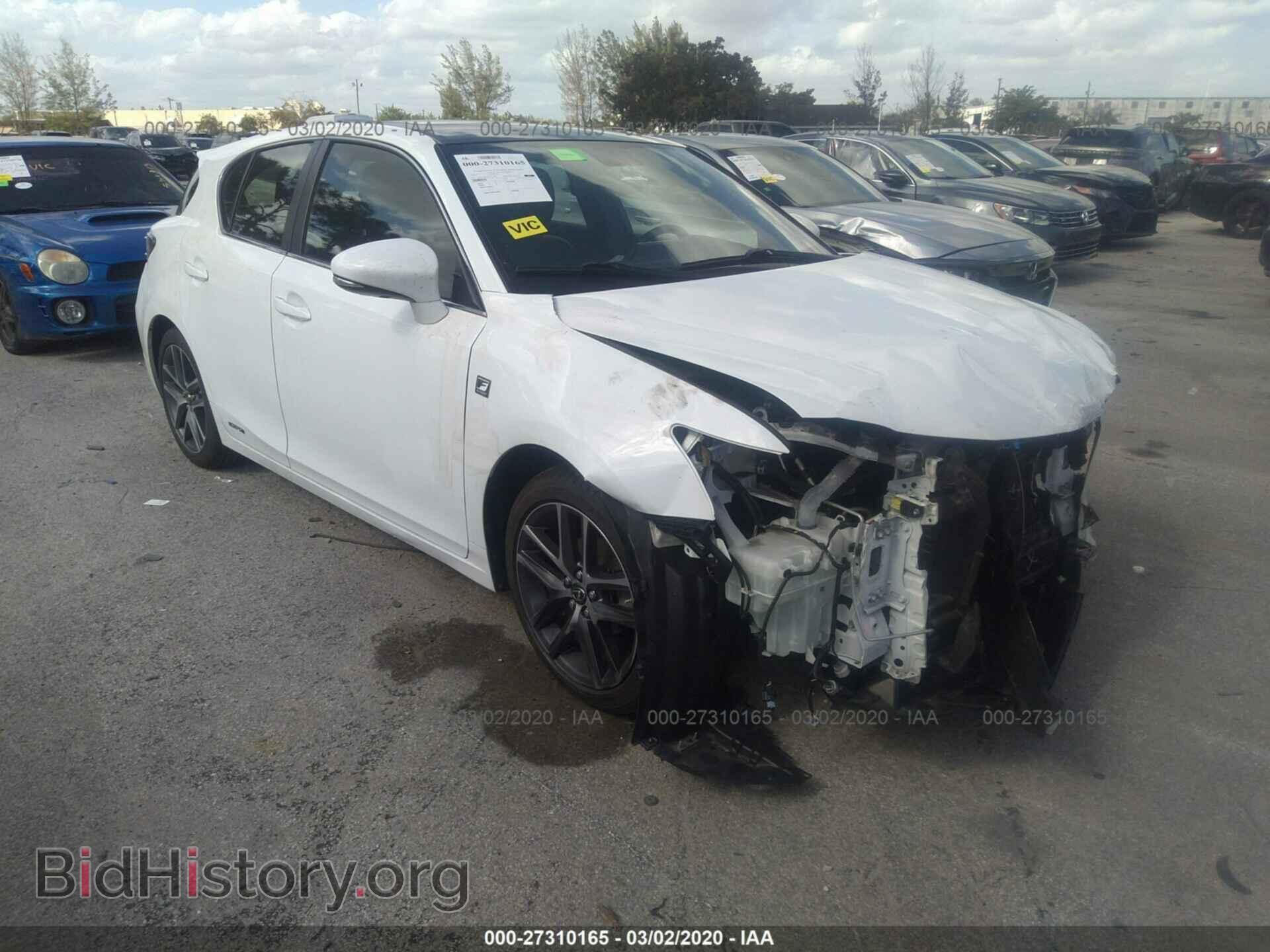 Фотография JTHKD5BH7F2211320 - LEXUS CT 2015