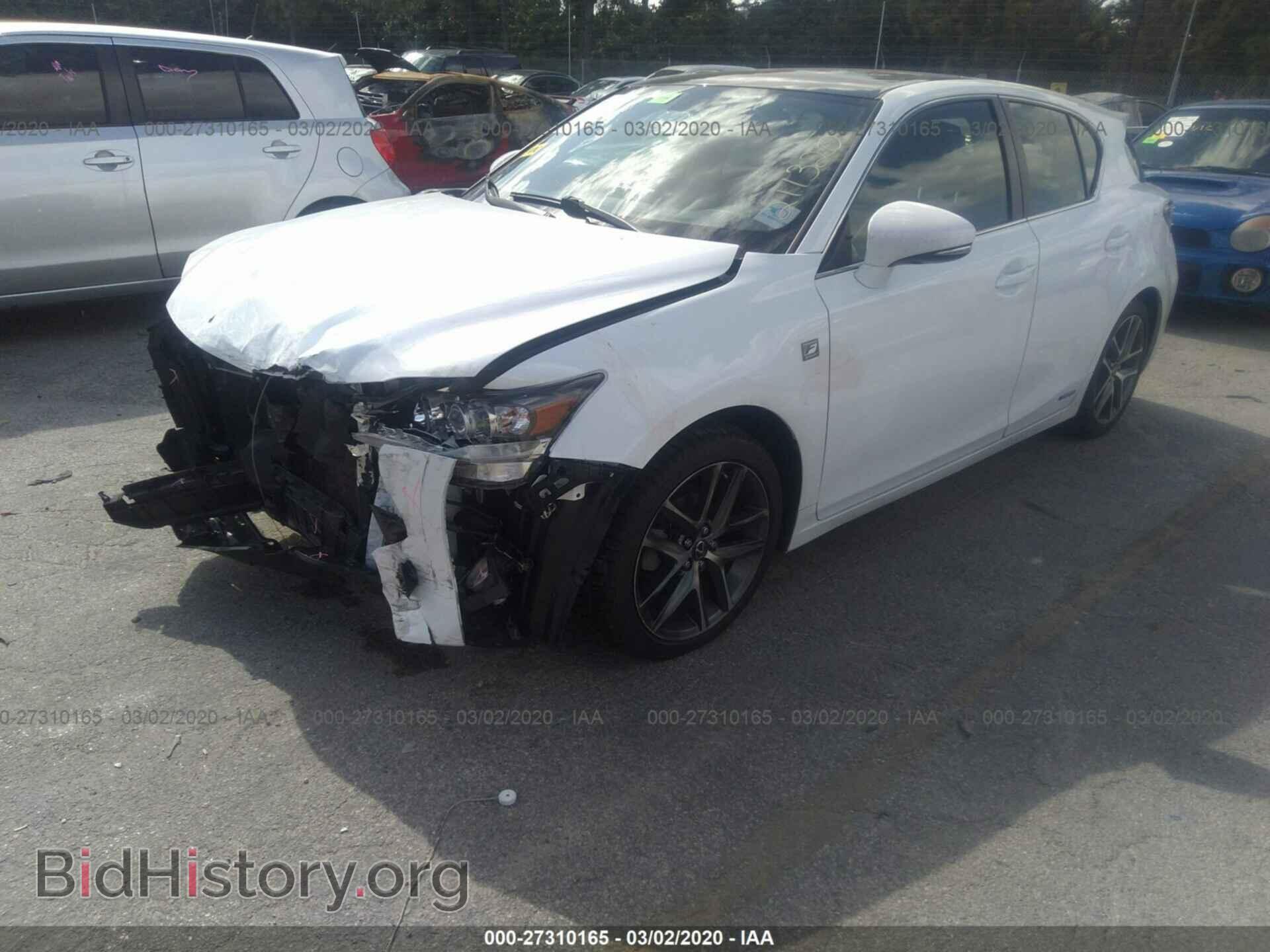 2015 LEXUS CT - VIN: JTHKD5BH7F2211320 - Photo 2