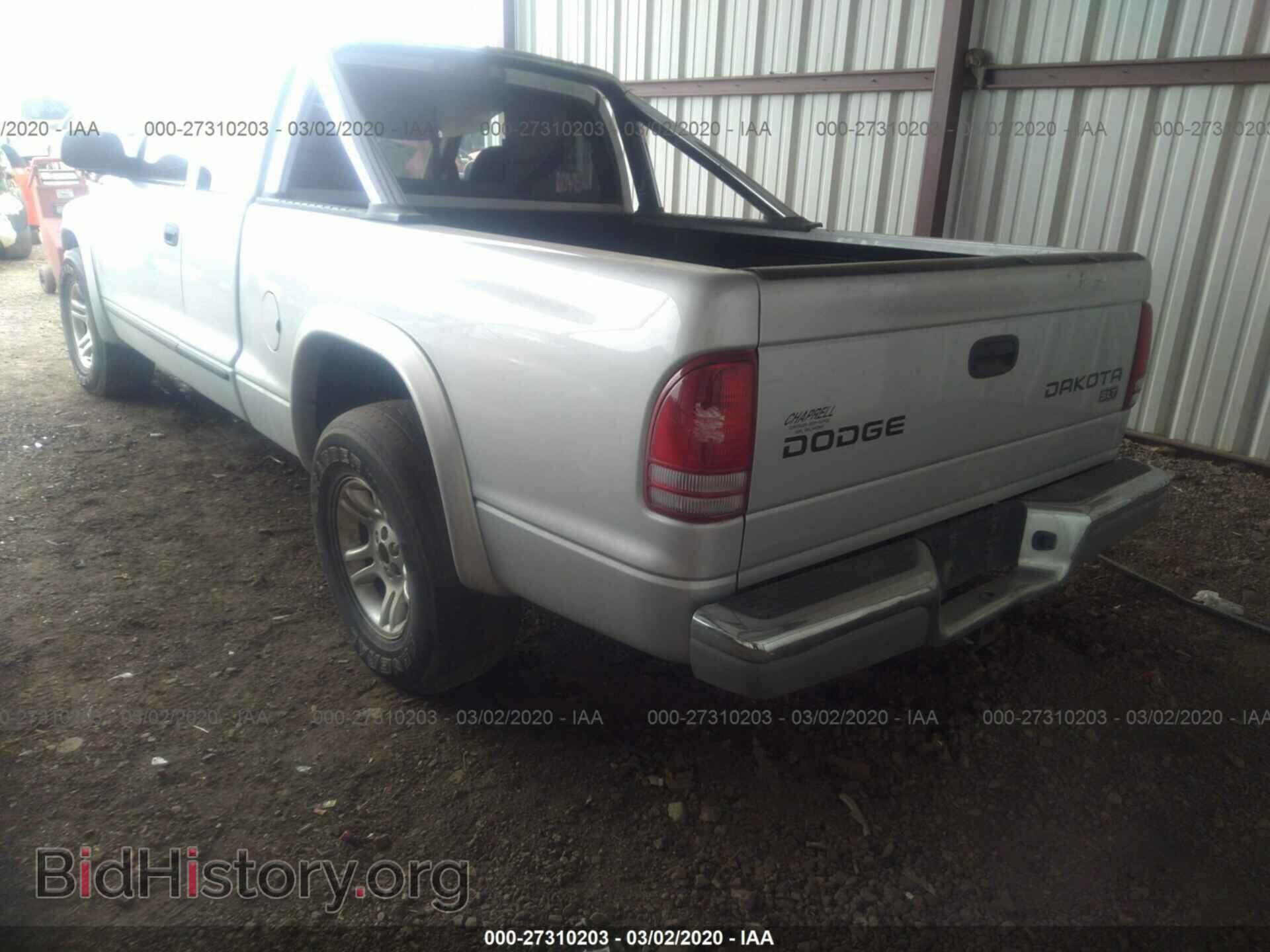 2004 DODGE DAKOTA - VIN: 1D7GL42K54S586545 - Фото 3