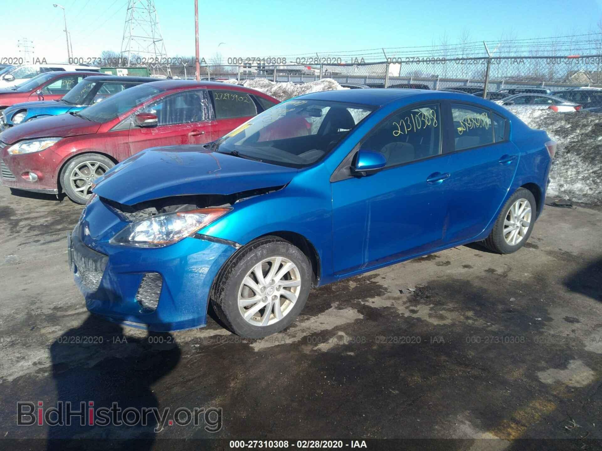 2012 MAZDA 3 - VIN: JM1BL1V7XC1622082 - Фото 2