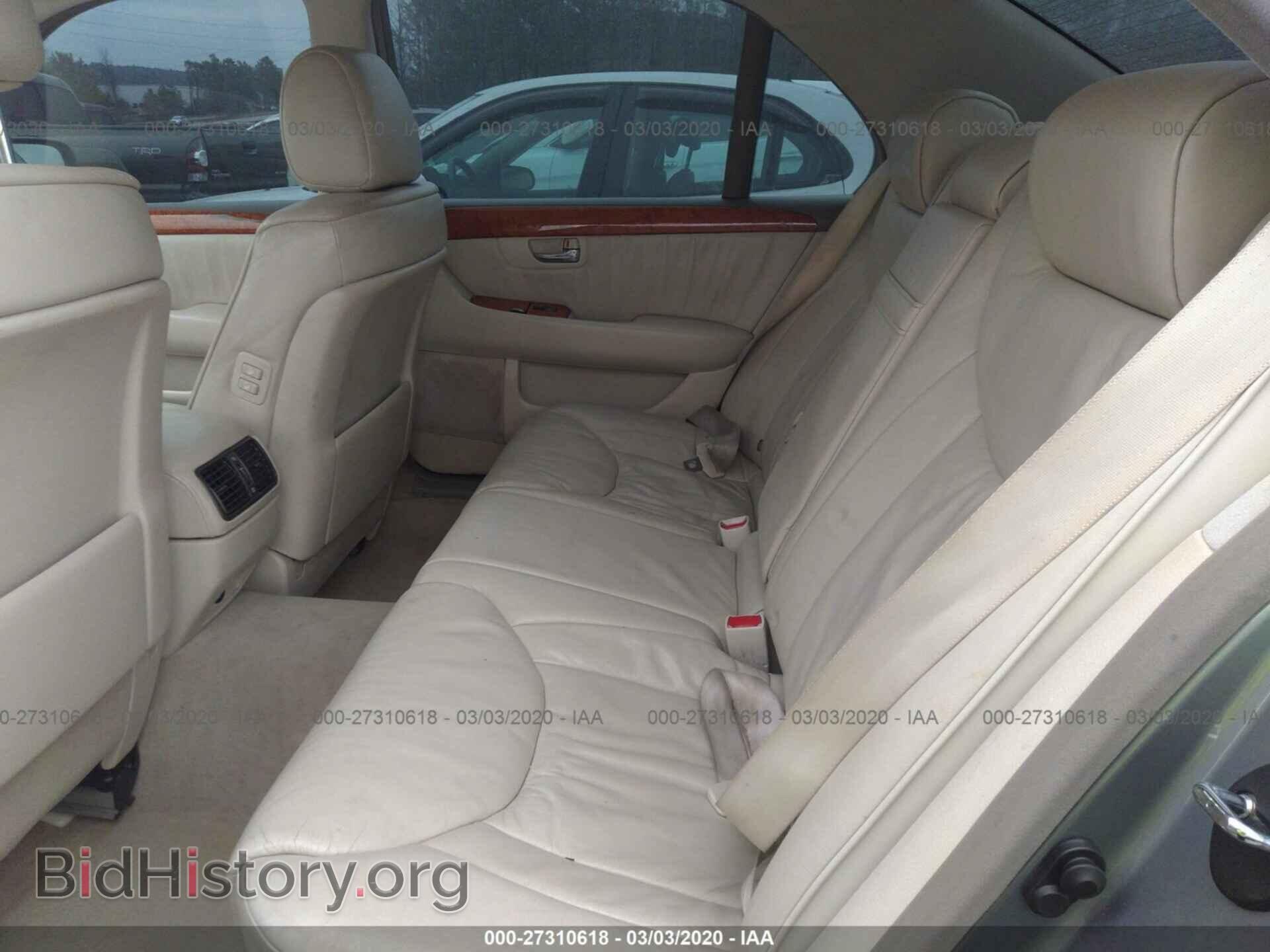 2001 LEXUS LS - VIN: JTHBN30F410023202 - Фото 8