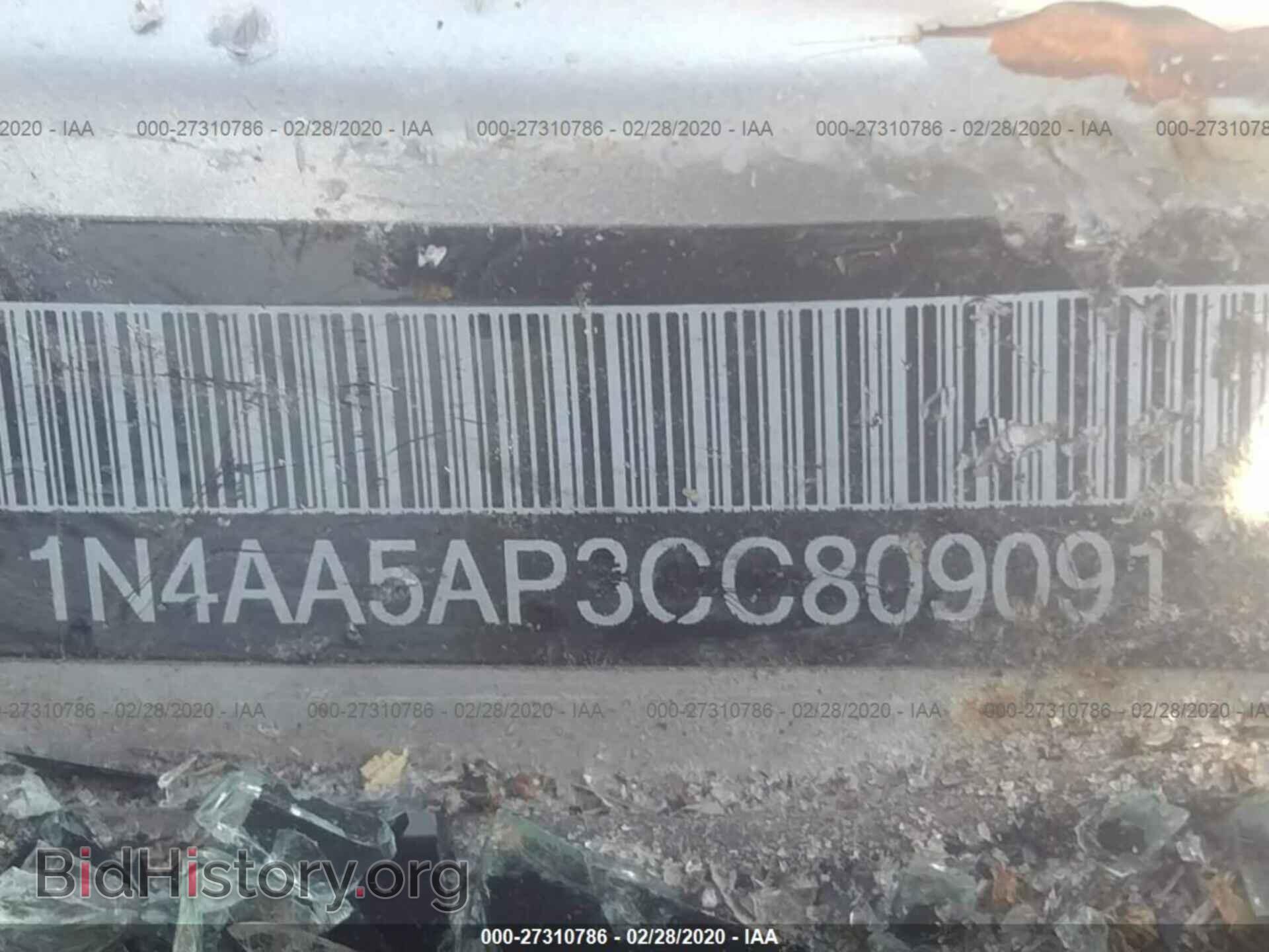 2012 NISSAN MAXIMA - VIN: 1N4AA5AP3CC809091 - Фото 9