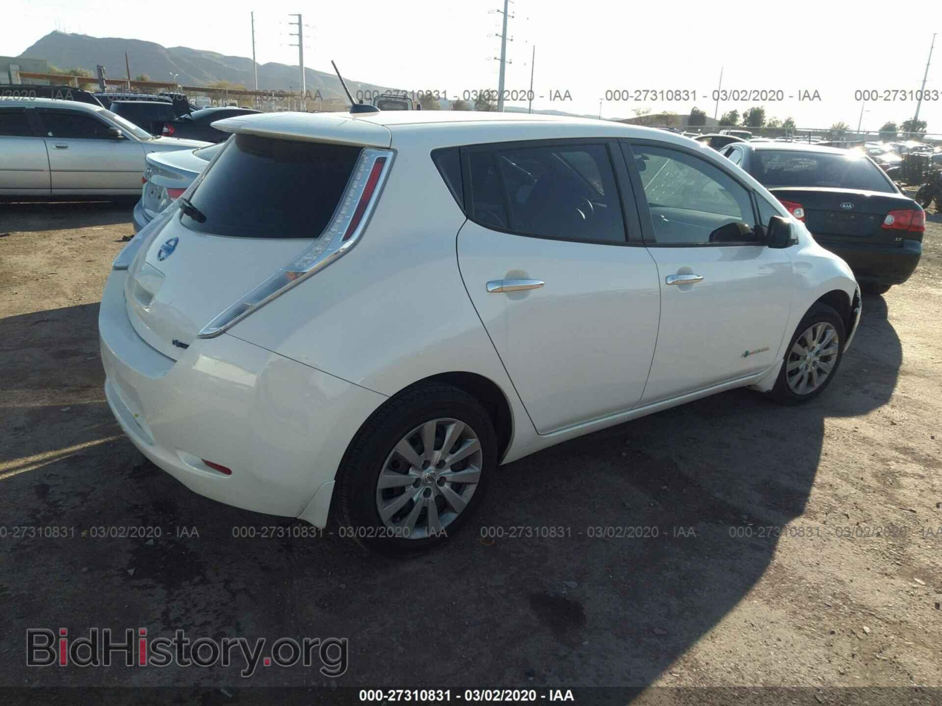 2015 NISSAN LEAF - VIN: 1N4AZ0CP7FC318634 - Фото 4