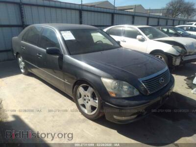 2004 Lexus LS 430, gray — VIN JTHBN36FX40147177, IAAI