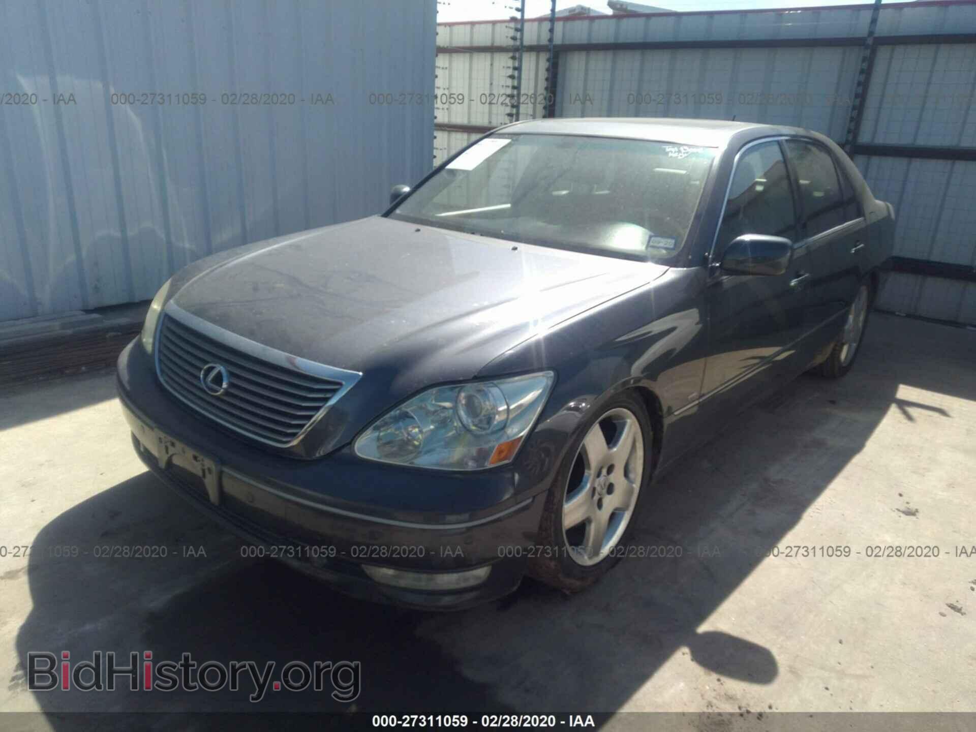 2004 LEXUS LS - VIN: JTHBN36FX40147177 - Фото 2