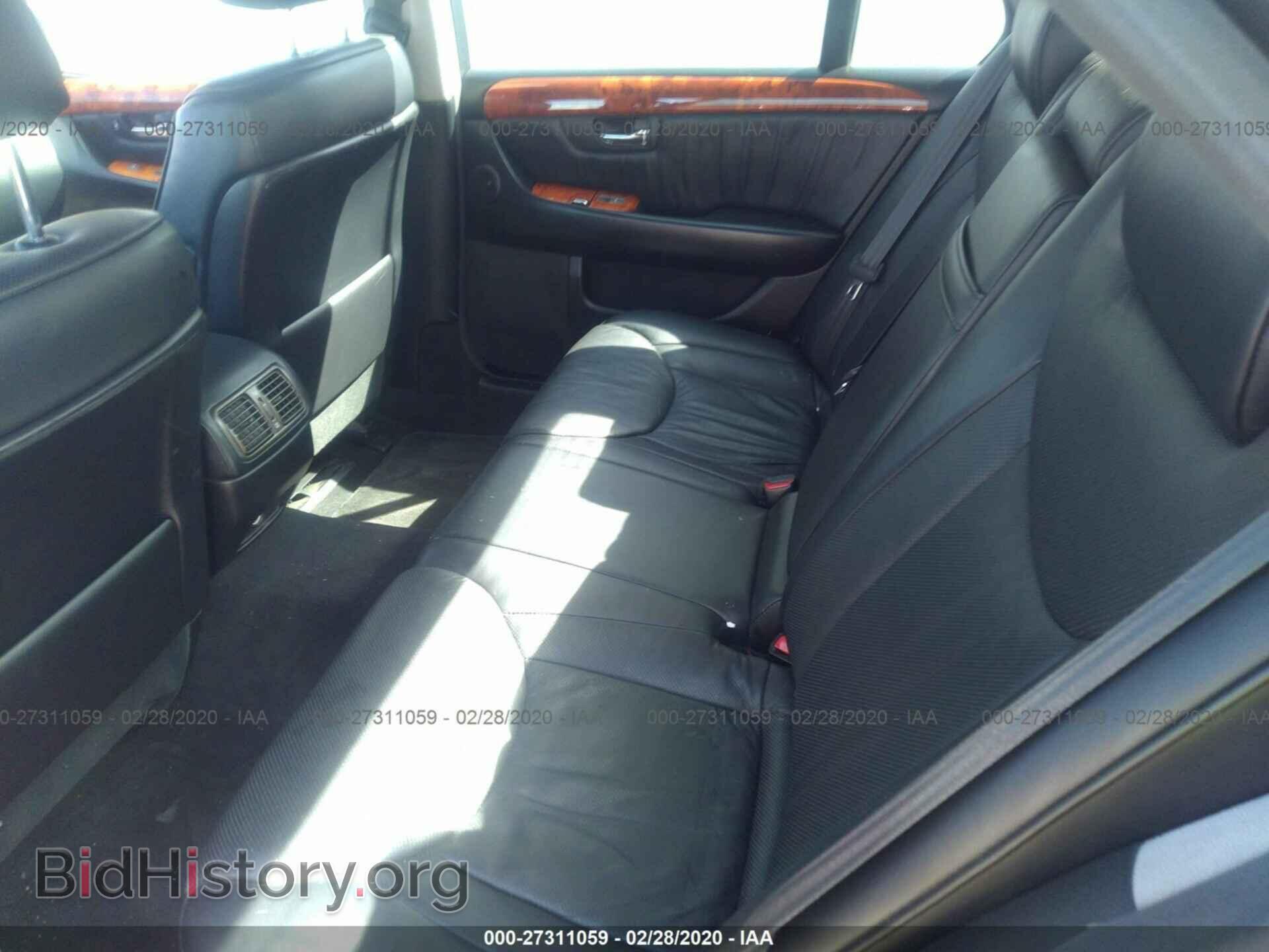 2004 LEXUS LS - VIN: JTHBN36FX40147177 - Фото 8