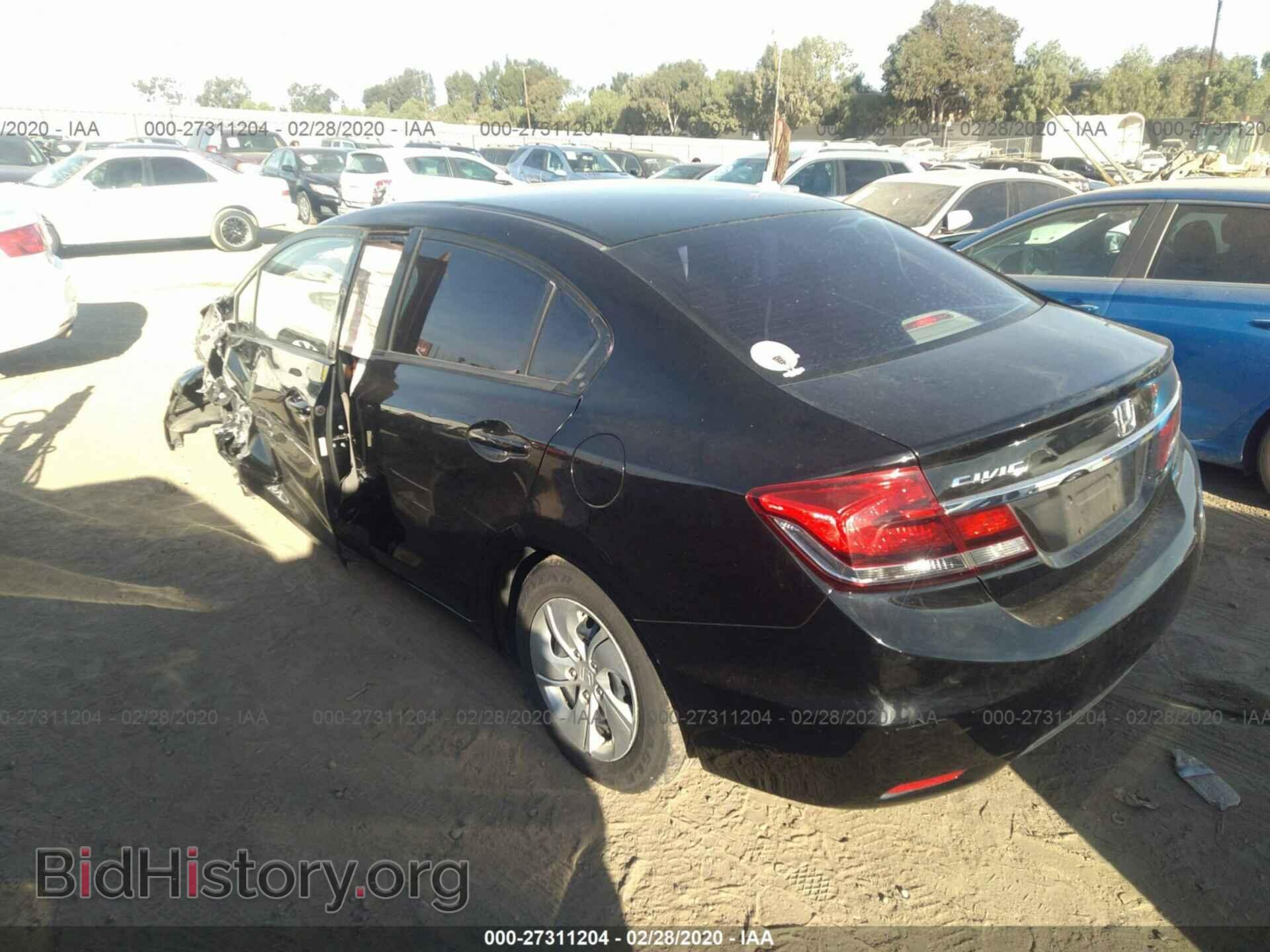 2013 HONDA CIVIC - VIN: 19XFB2F55DE210853 - Фото 3