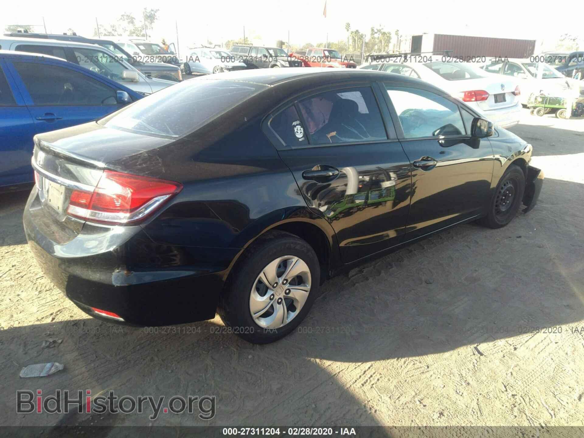 2013 HONDA CIVIC - VIN: 19XFB2F55DE210853 - Фото 4