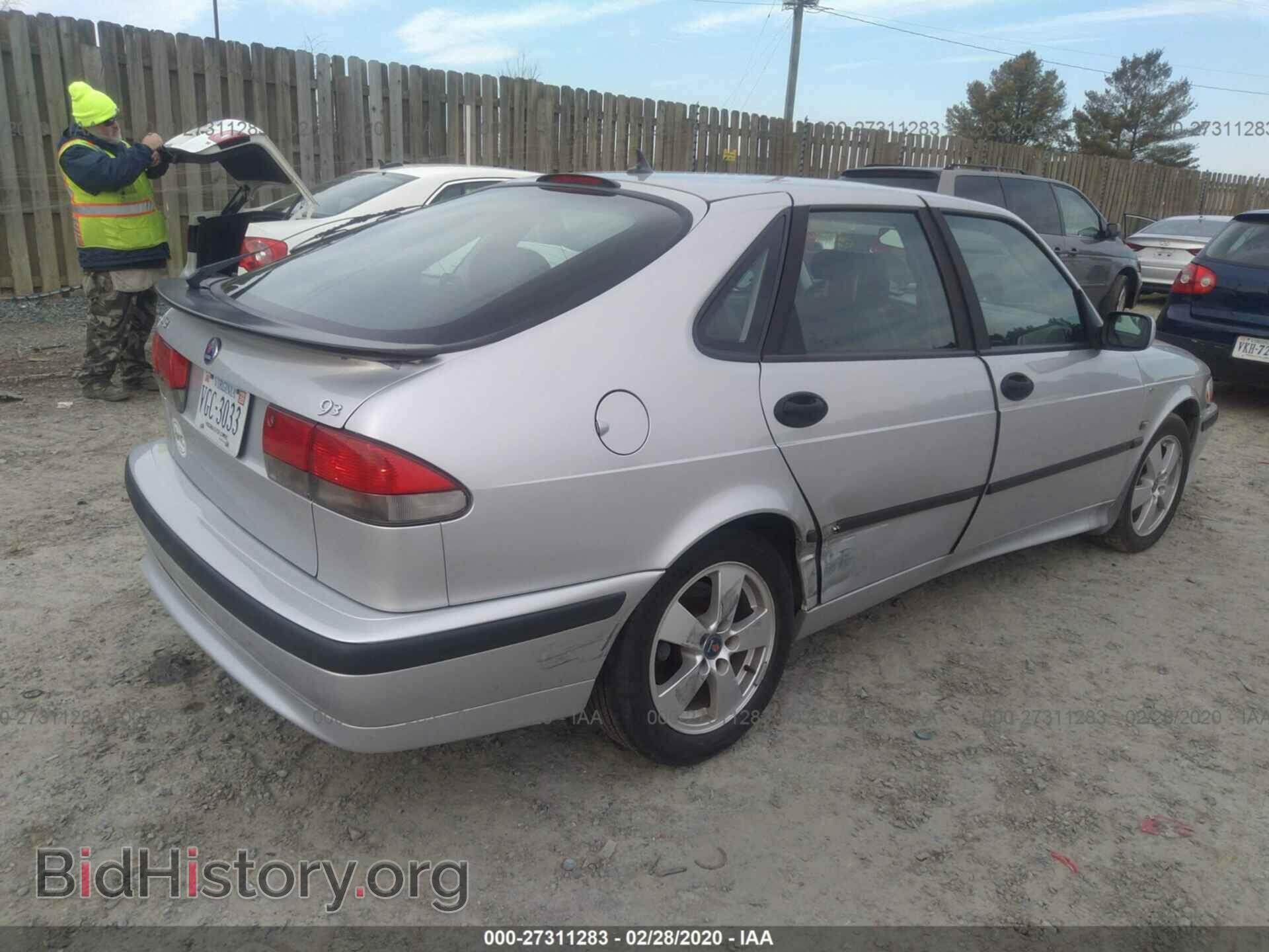 2002 SAAB 9-3 - VIN: YS3DF58K022018016 - Фото 4