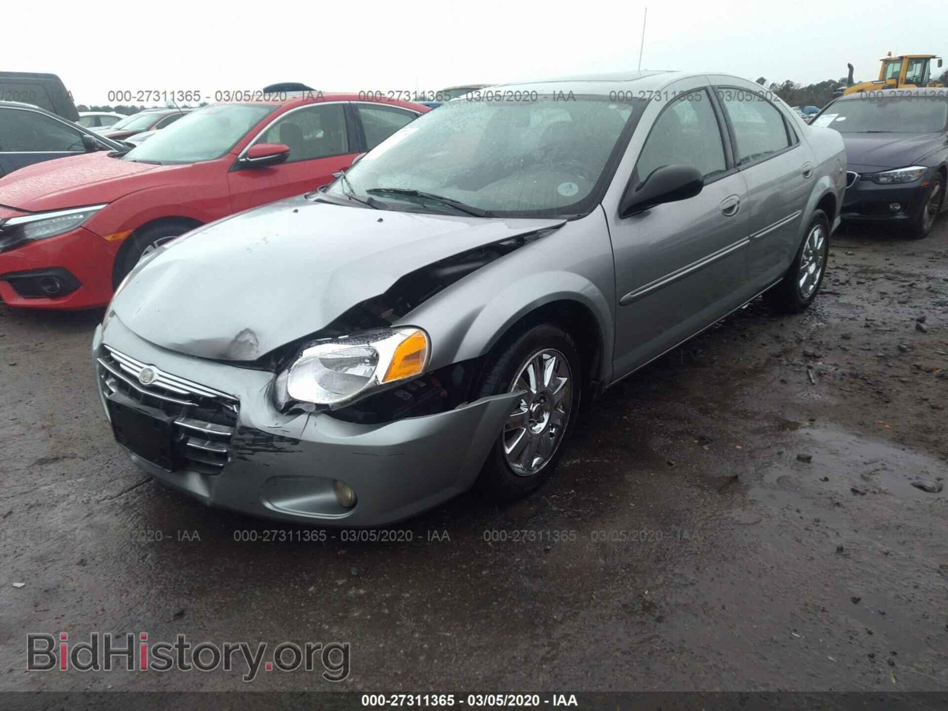 2004 CHRYSLER SEBRING - VIN: 1C3AL56R24N107093 - Фото 2