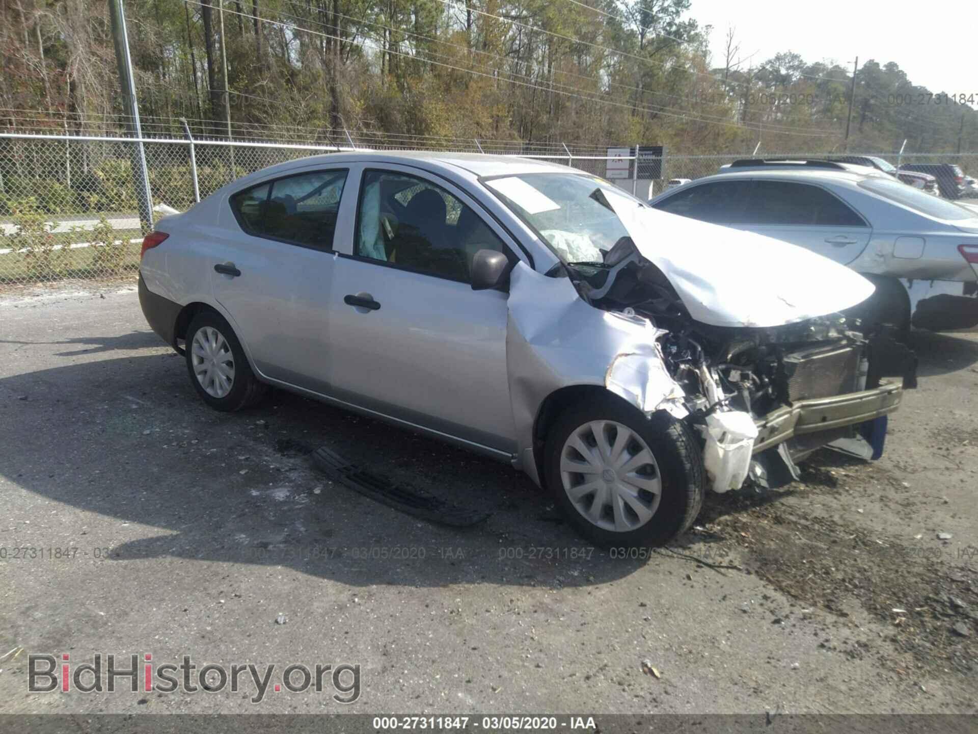 Фотография 3N1CN7AP6CL911690 - NISSAN VERSA 2012