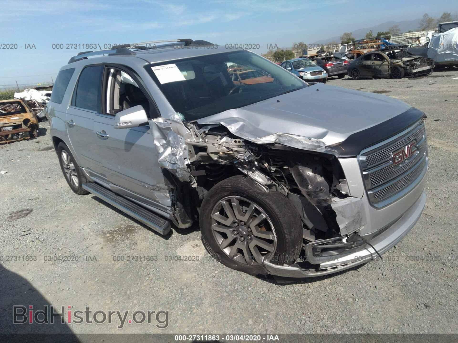 Фотография 1GKKRTKD9DJ156252 - GMC ACADIA 2013