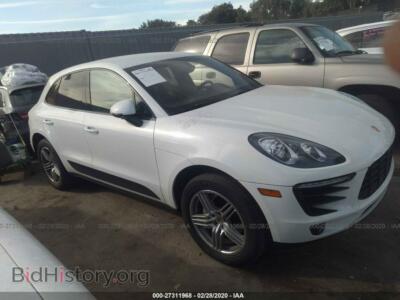 2016 Porsche MACAN S, белый — VIN WP1AB2A53GLB49692, IAAI