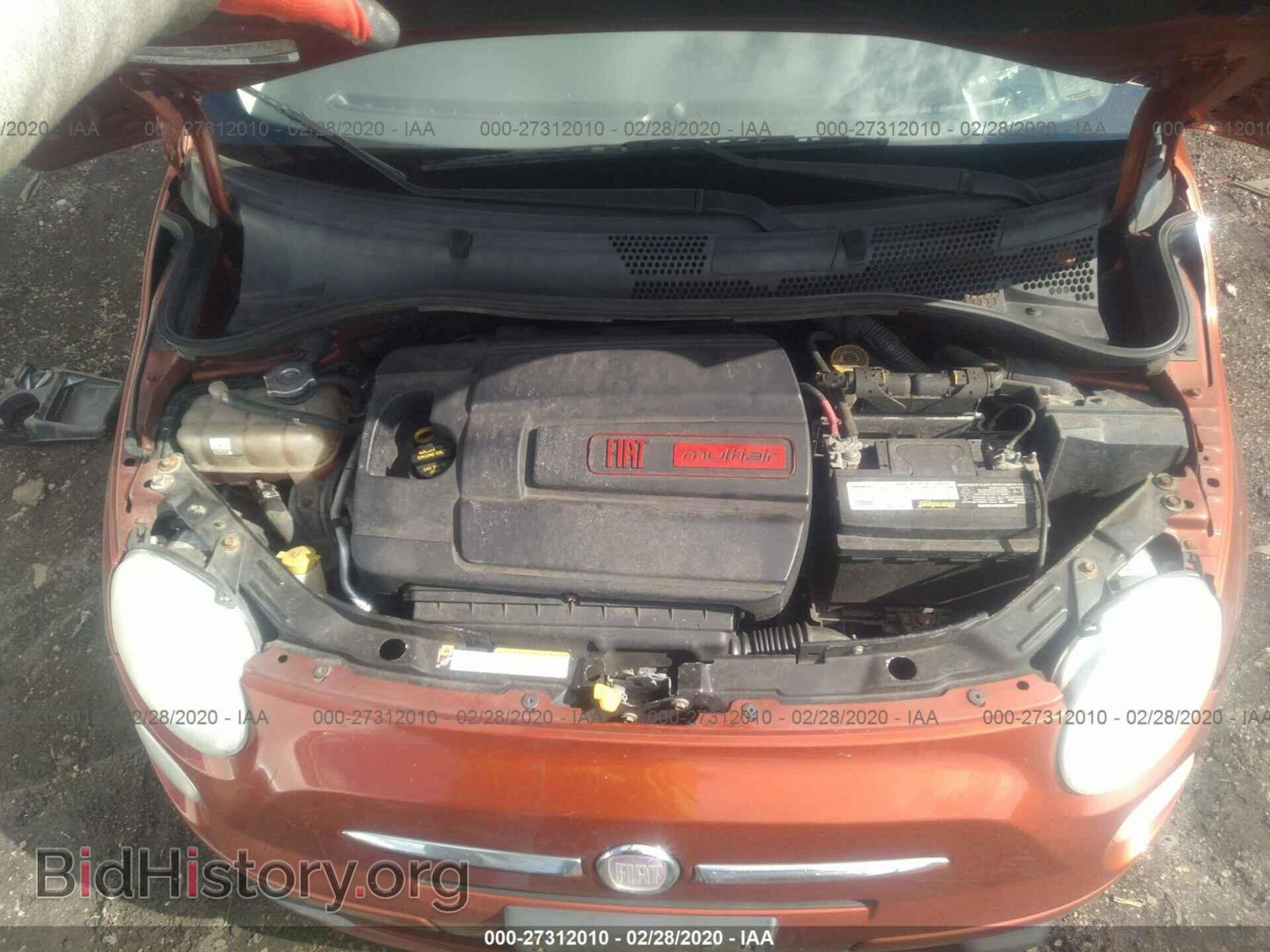 2012 FIAT 500 - VIN: 3C3CFFAR3CT169341 - Фото 10