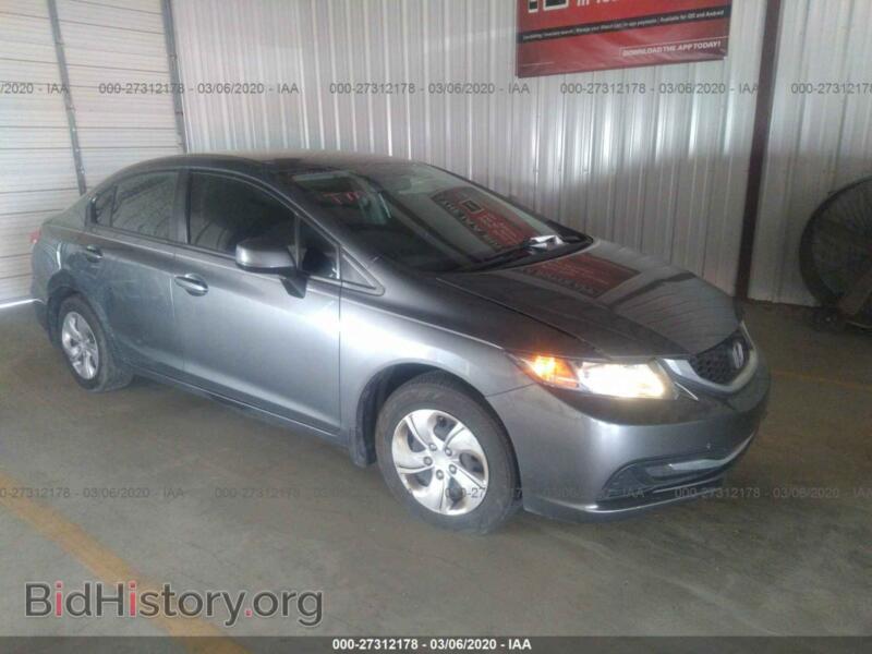 2013 Honda CIVIC LX (VIN 19XFB2F57DE034193) — фото 1 из 10, IAAI