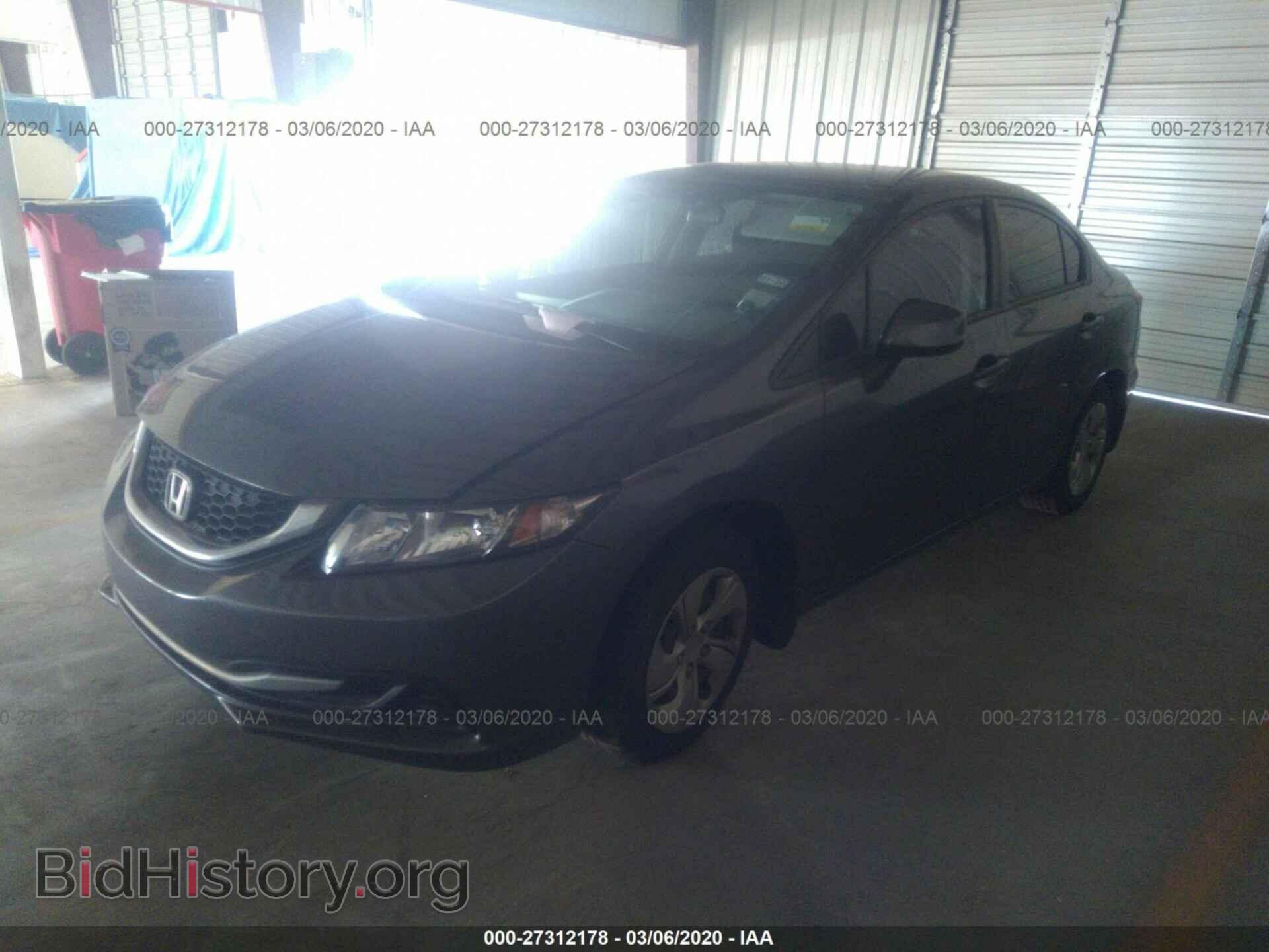 2013 HONDA CIVIC - VIN: 19XFB2F57DE034193 - Фото 2