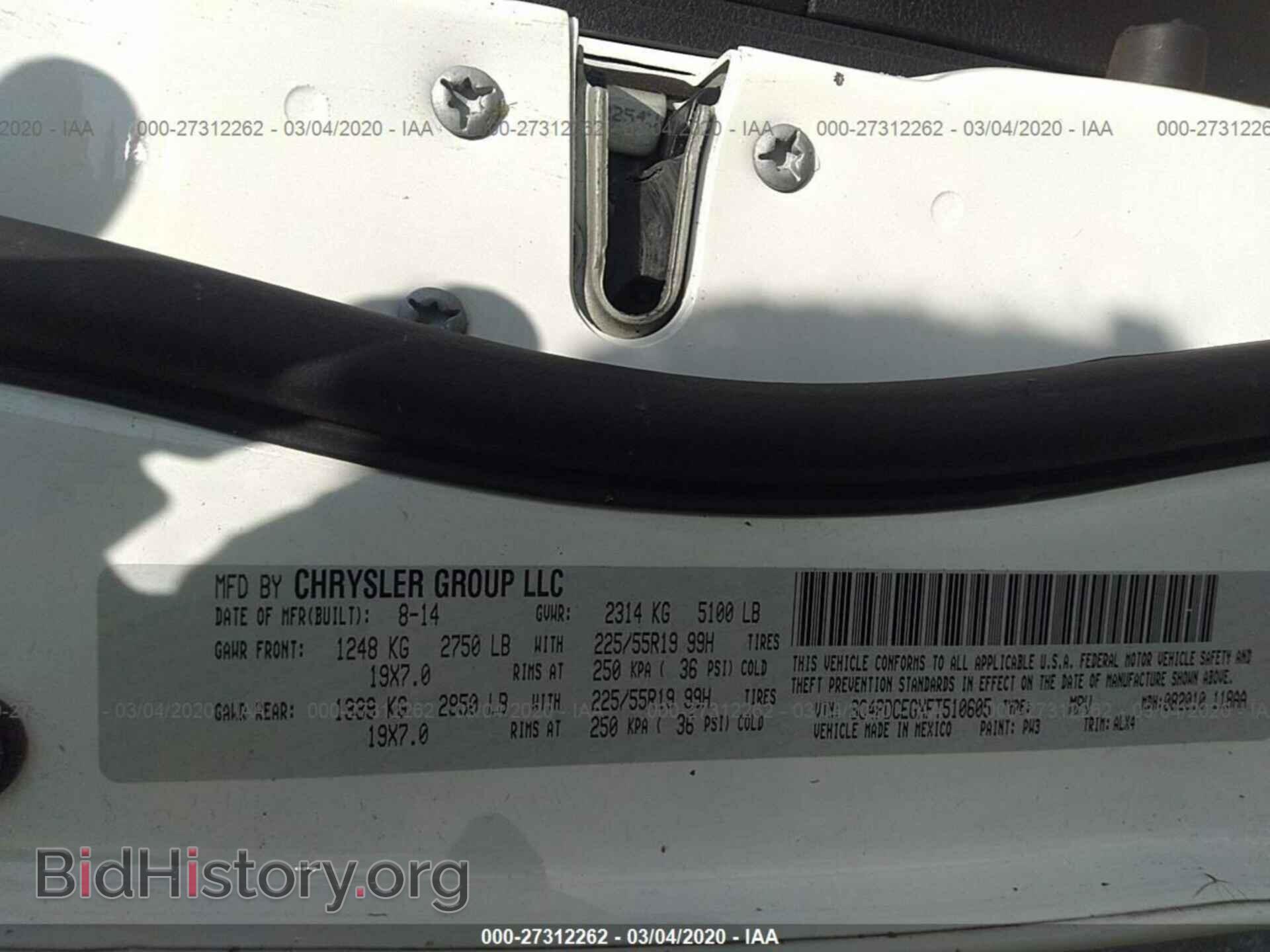 2015 DODGE JOURNEY - VIN: 3C4PDCEGXFT510605 - Photo 9